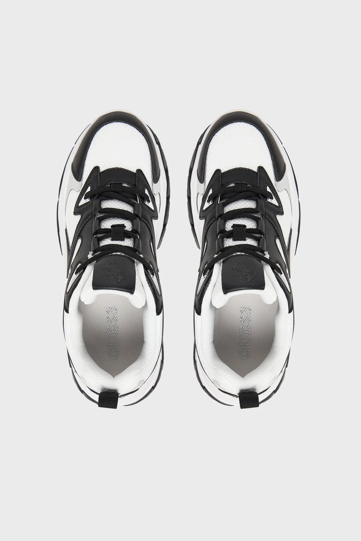 Guess Notiss Logolu Bağcıklı Sneaker FLPNTSELE12 Bayan Ayakkabı FLPNTS ELE12 BLACK SİYAH - 3