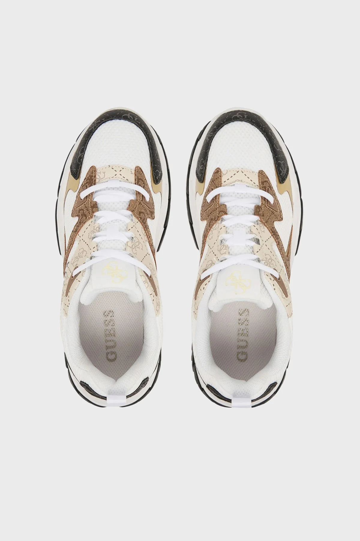 Guess Notiss Logolu Bağcıklı Sneaker FLPNTSFAL12 Bayan Ayakkabı FLPNTS FAL12 BEIBR BEJ - 3