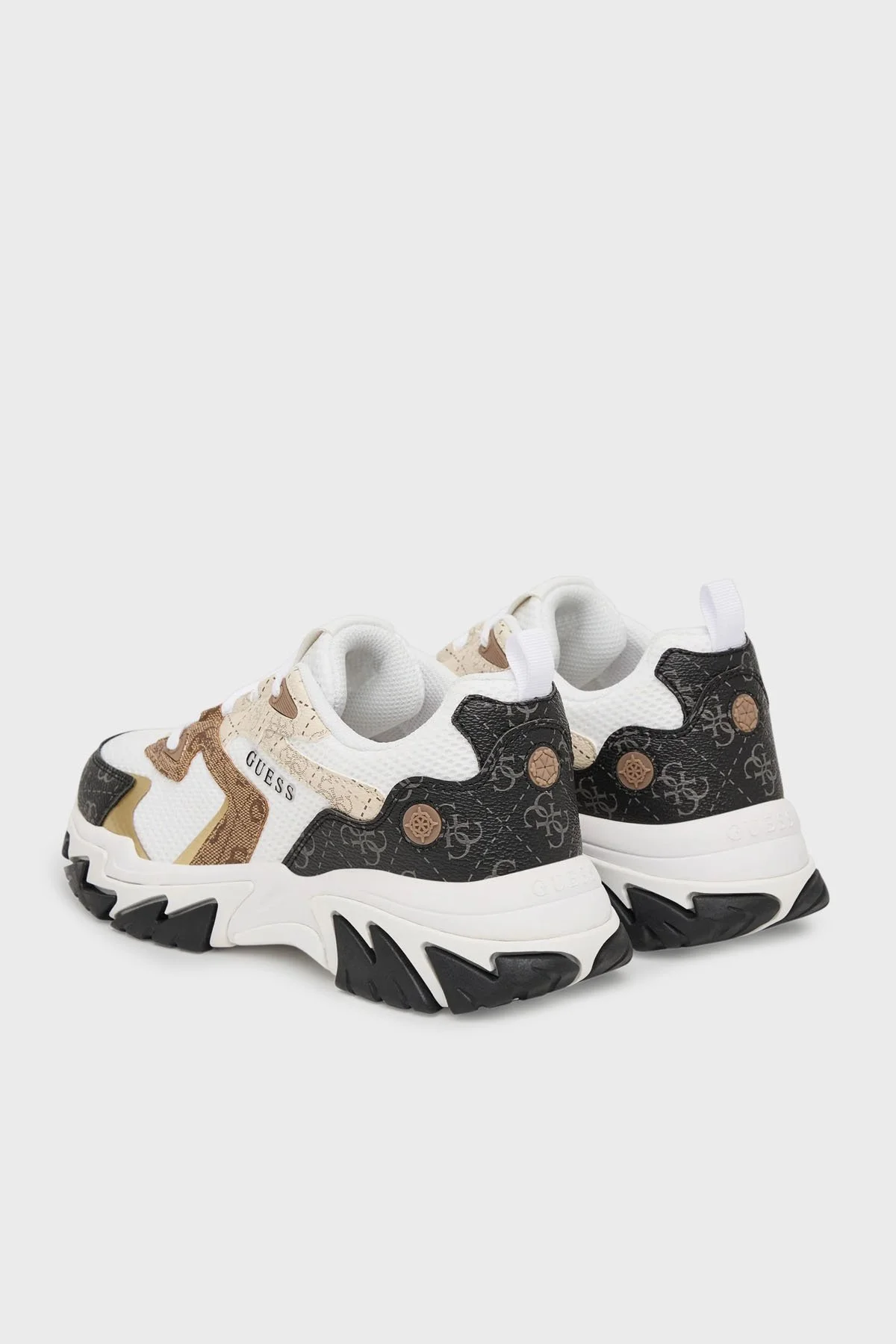 Guess Notiss Logolu Bağcıklı Sneaker FLPNTSFAL12 Kadın Ayakkabı FLPNTS FAL12 BEIBR BEJ - 4