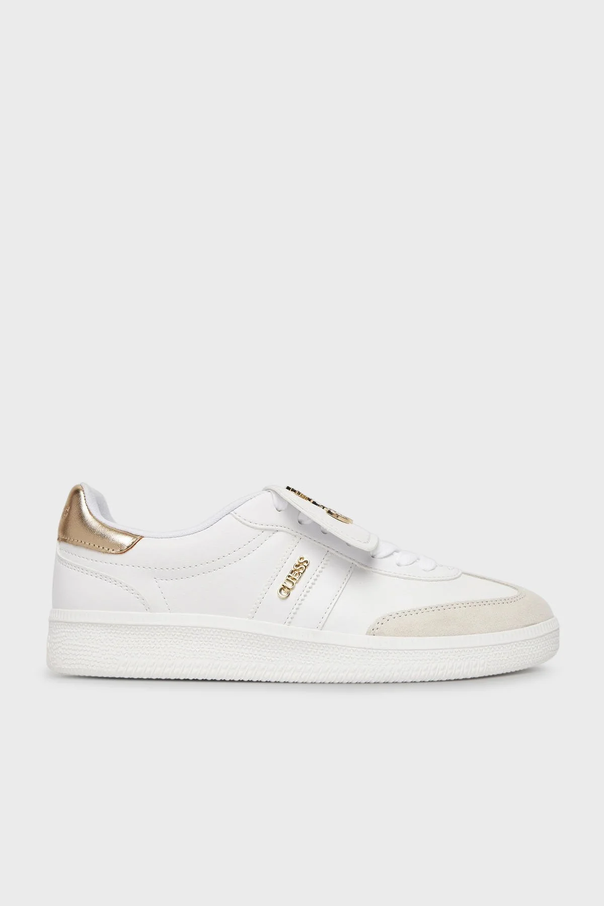 Guess Oleeza2 Aksesuar Detaylı Logolu Sneaker FLTOL2ELE12 Bayan Ayakkabı FLTOL2 ELE12 WHITE BEYAZ - 7