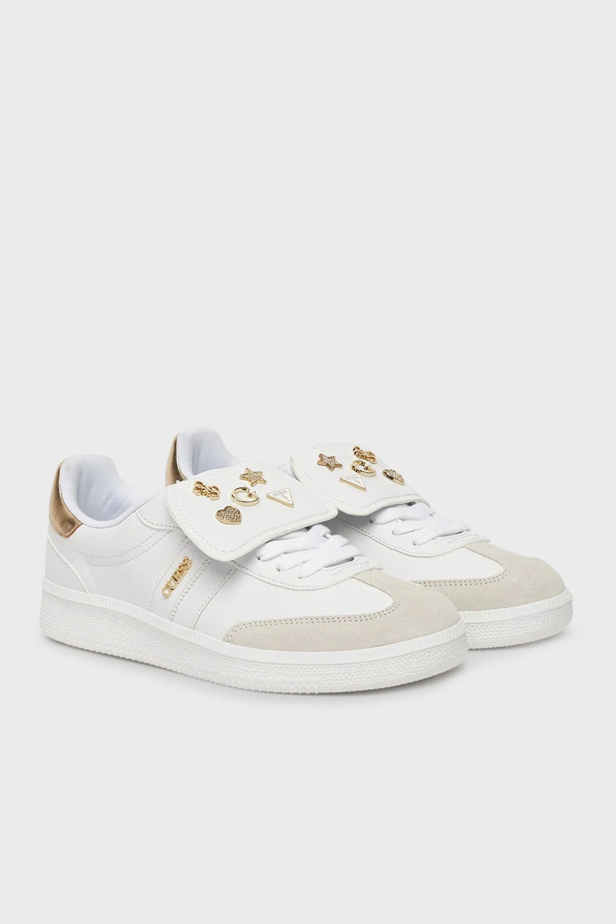 Guess Oleeza2 Aksesuar Detaylı Logolu Sneaker FLTOL2ELE12 Bayan Ayakkabı FLTOL2 ELE12 WHITE BEYAZ - 8