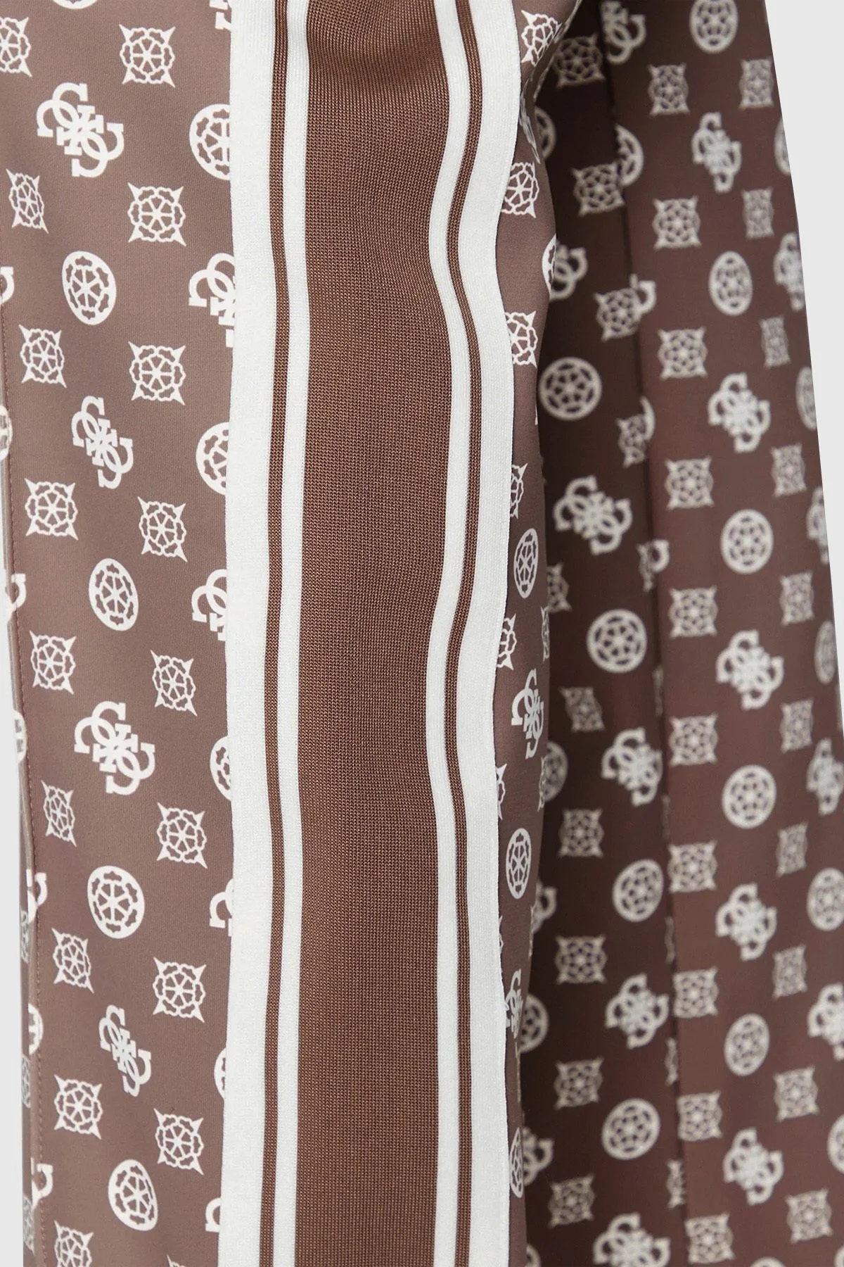 Guess Ologram Yüksek Bel Straight Fit Scuba Jogger Bayan Pantolon V3BB05KB212 P1BY KAHVE - 5