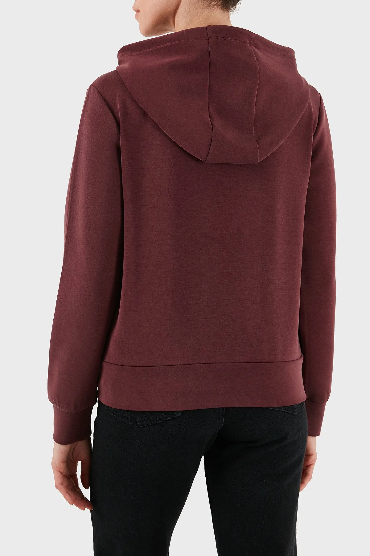 Guess Olympe Regular Fit Kapüşonlu Fermualı V4YQ06KCAY2 Bayan Sweat V4YQ06 KCAY2 G4P2 BORDO - 3