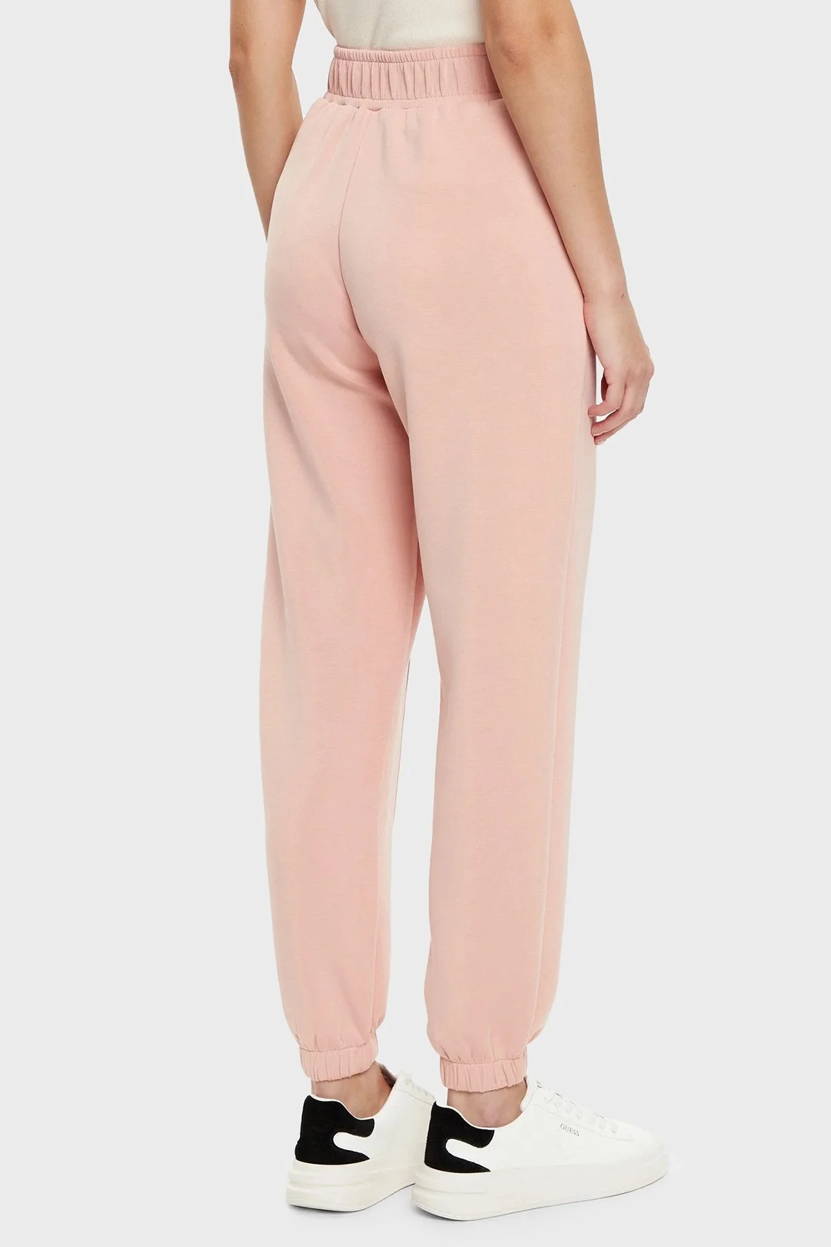 Guess Olympe Regular Fit Lastikli Bel Ribanalı Paça Jogger V5RB11KCAY2 Bayan Pantolon V5RB11 KCAY2 G6M1 PUDRA - 7