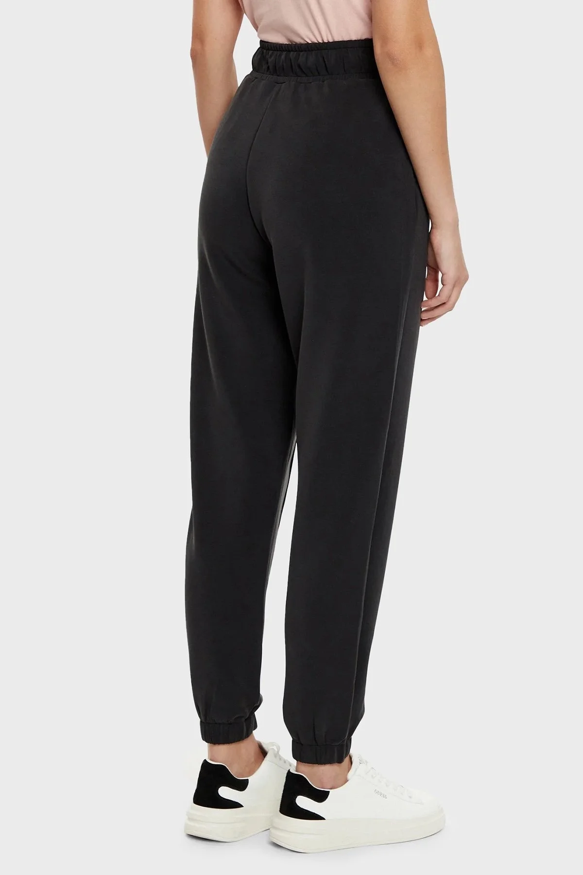 Guess Olympe Regular Fit Lastikli Bel Ribanalı Paça Jogger V5RB11KCAY2 Bayan Pantolon V5RB11 KCAY2 JBLK SİYAH - 7