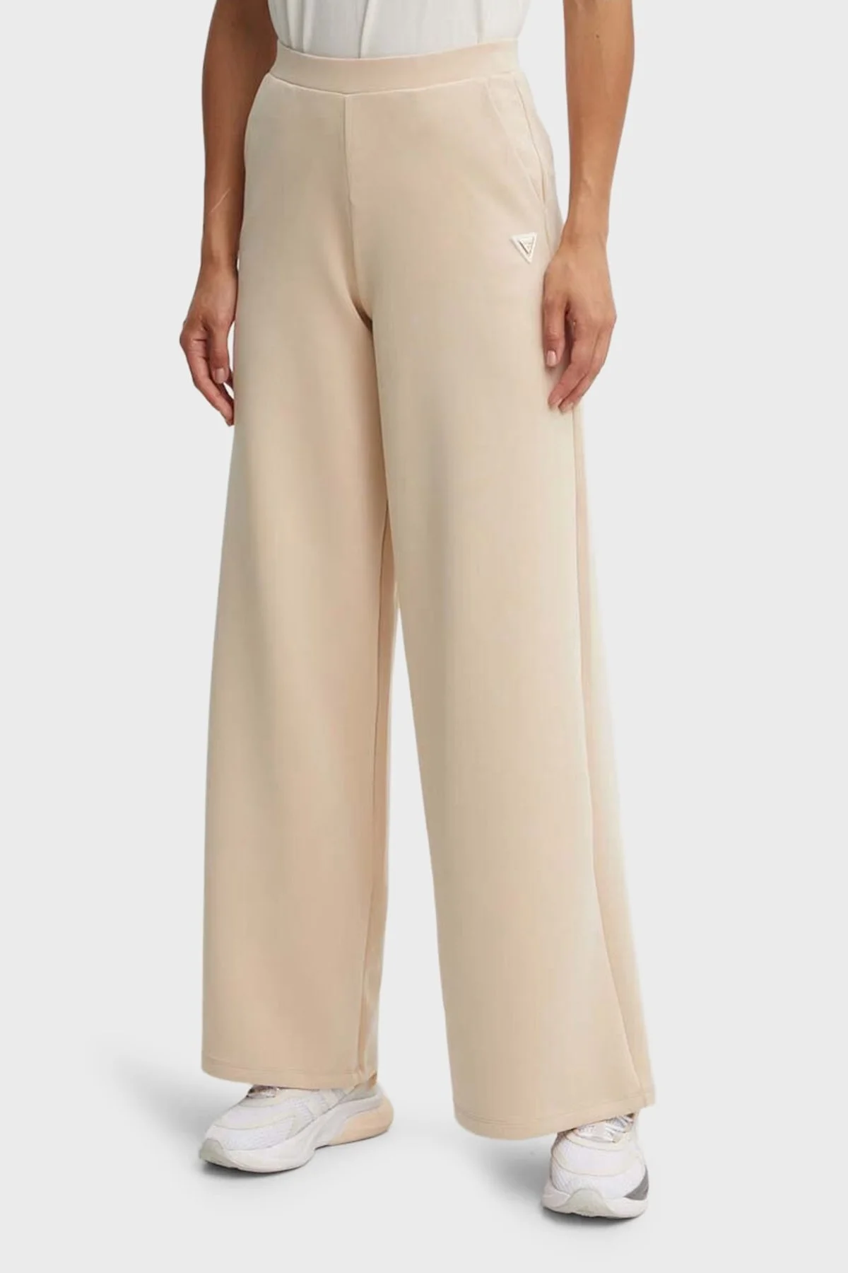 Guess Olympe Regular Fit Normal Bel Bol Paça V4YB07KCAY2 Bayan Pantolon V4YB07 KCAY2 G1L9 BEJ - 1