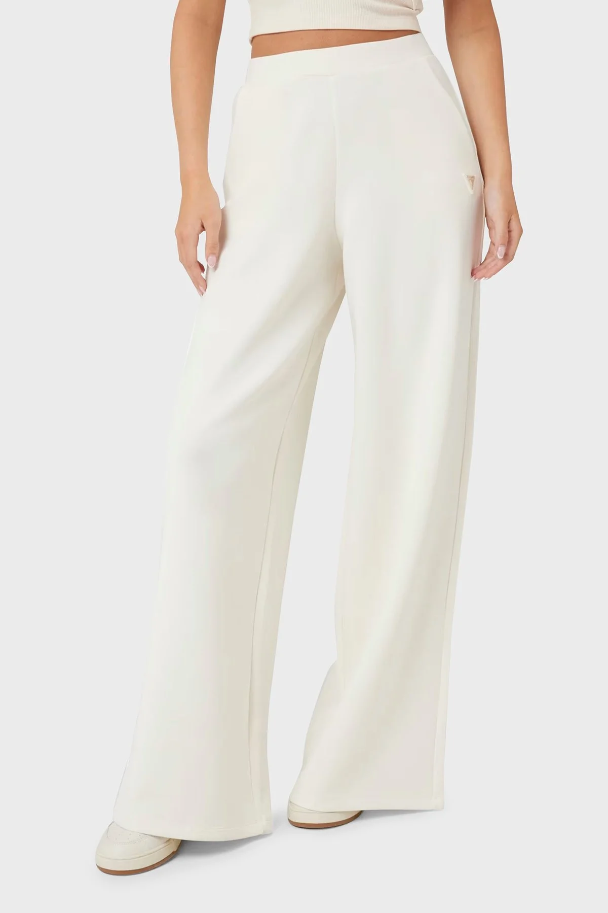 Guess Olympe Regular Fit Normal Bel Bol Paça V4YB07KCAY2 Kadın Pantolon V4YB07 KCAY2 G6K5 EKRU - 6