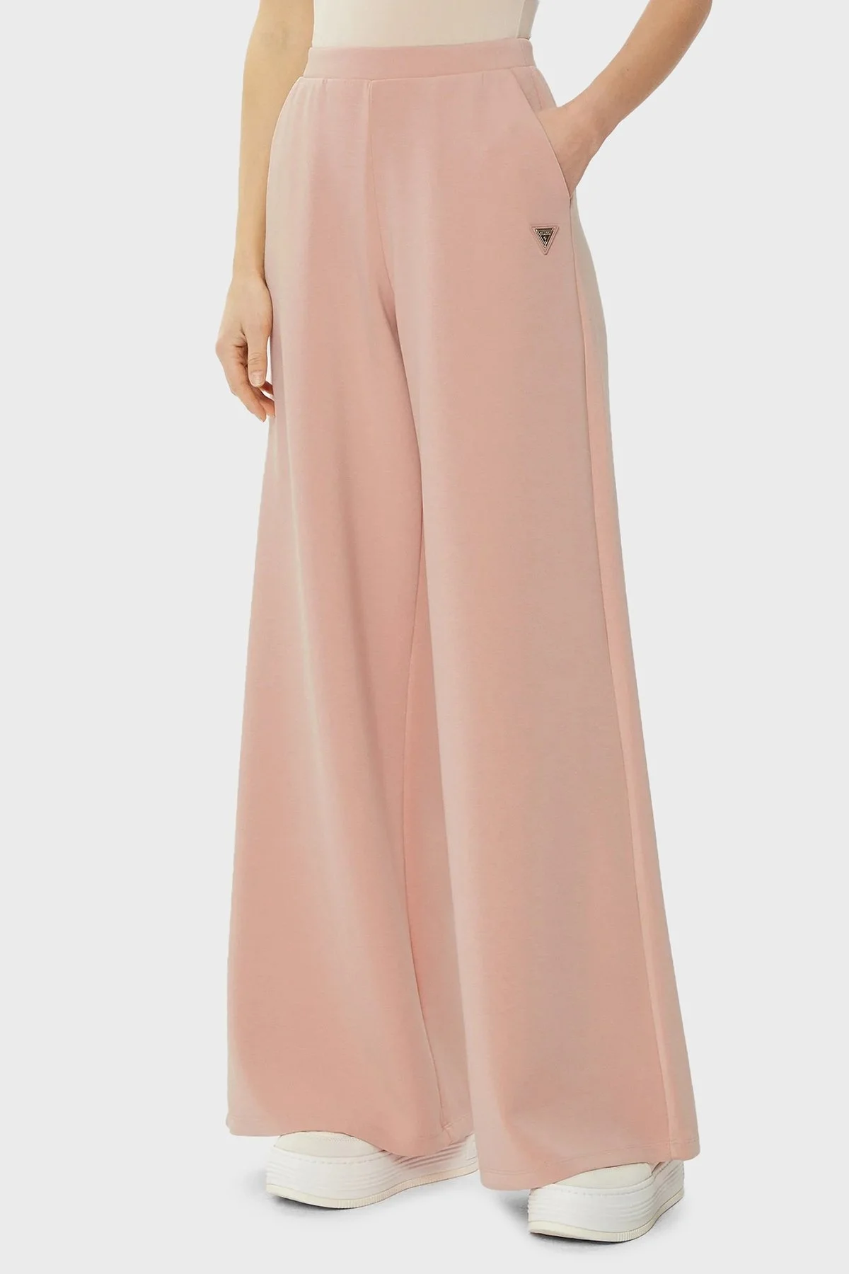 Guess Olympe Regular Fit Normal Bel Bol Paça V4YB07KCAY2 Bayan Pantolon V4YB07 KCAY2 G6M1 PEMBE - 1