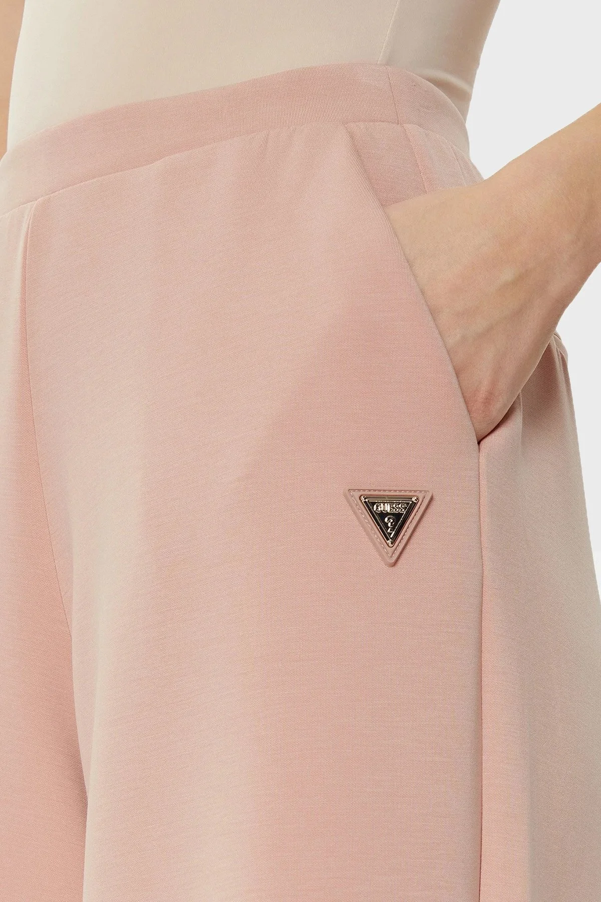 Guess Olympe Regular Fit Normal Bel Bol Paça V4YB07KCAY2 Bayan Pantolon V4YB07 KCAY2 G6M1 PEMBE - 4