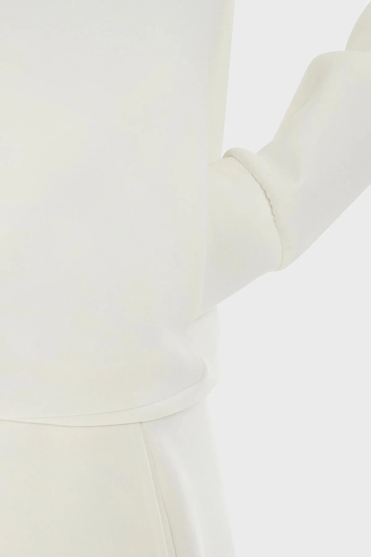 Guess Olympe Scuba Regular Fit Kapüşonlu V4YQ06KCAY2 Bayan Sweat V4YQ06 KCAY2 G6K5 EKRU - 10