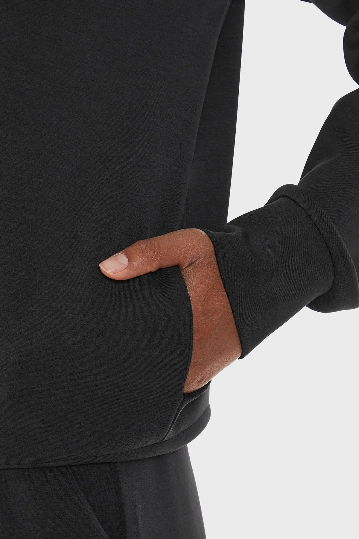 Guess Olympe Scuba Regular Fit Kapüşonlu V4YQ06KCAY2 Bayan Sweat V4YQ06 KCAY2 JBLK SİYAH - 10