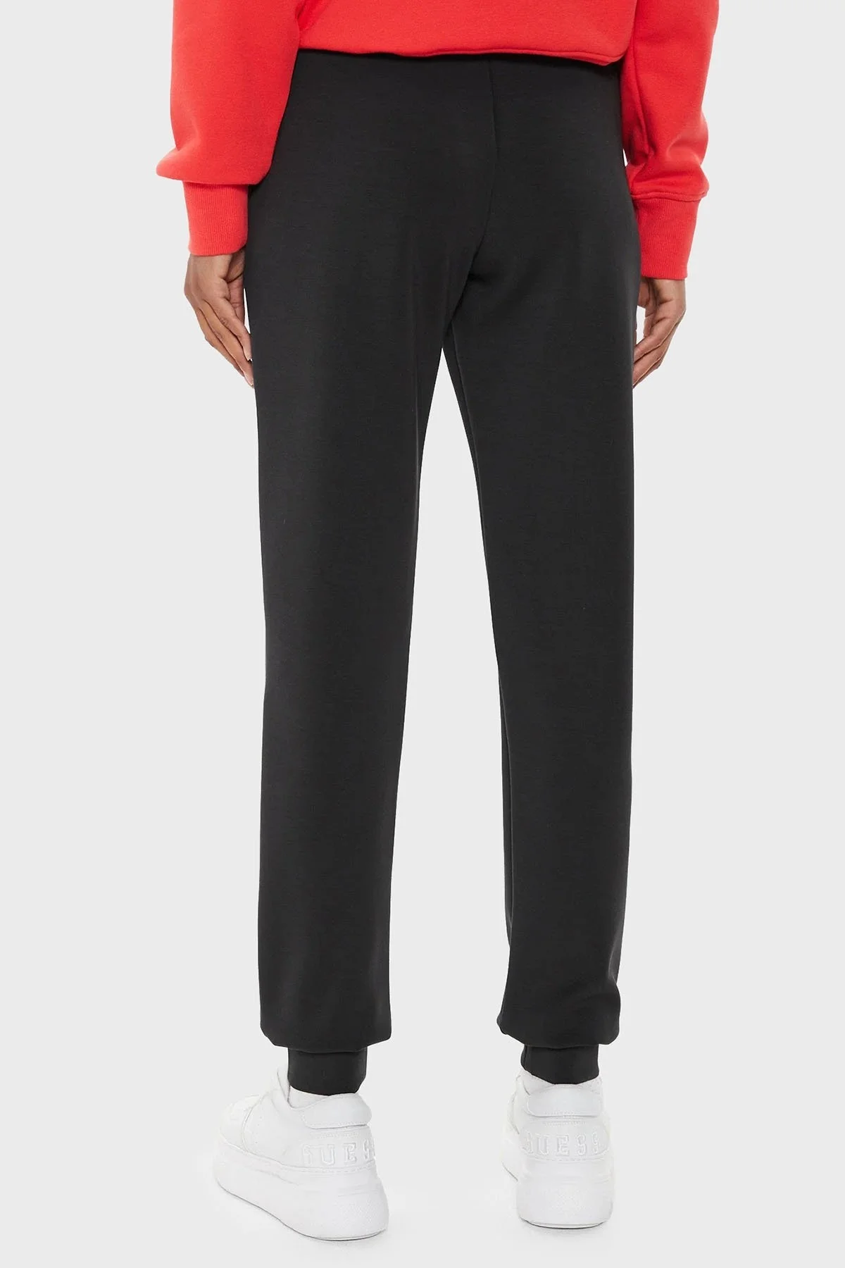 Guess Olympe Steç Modal Regular Fit Yüksek Bel Lastikli Paça Jogger V4YB08KCAY2 Bayan Pantolon V4YB08 KCAY2 JBLK SİYAH - 5