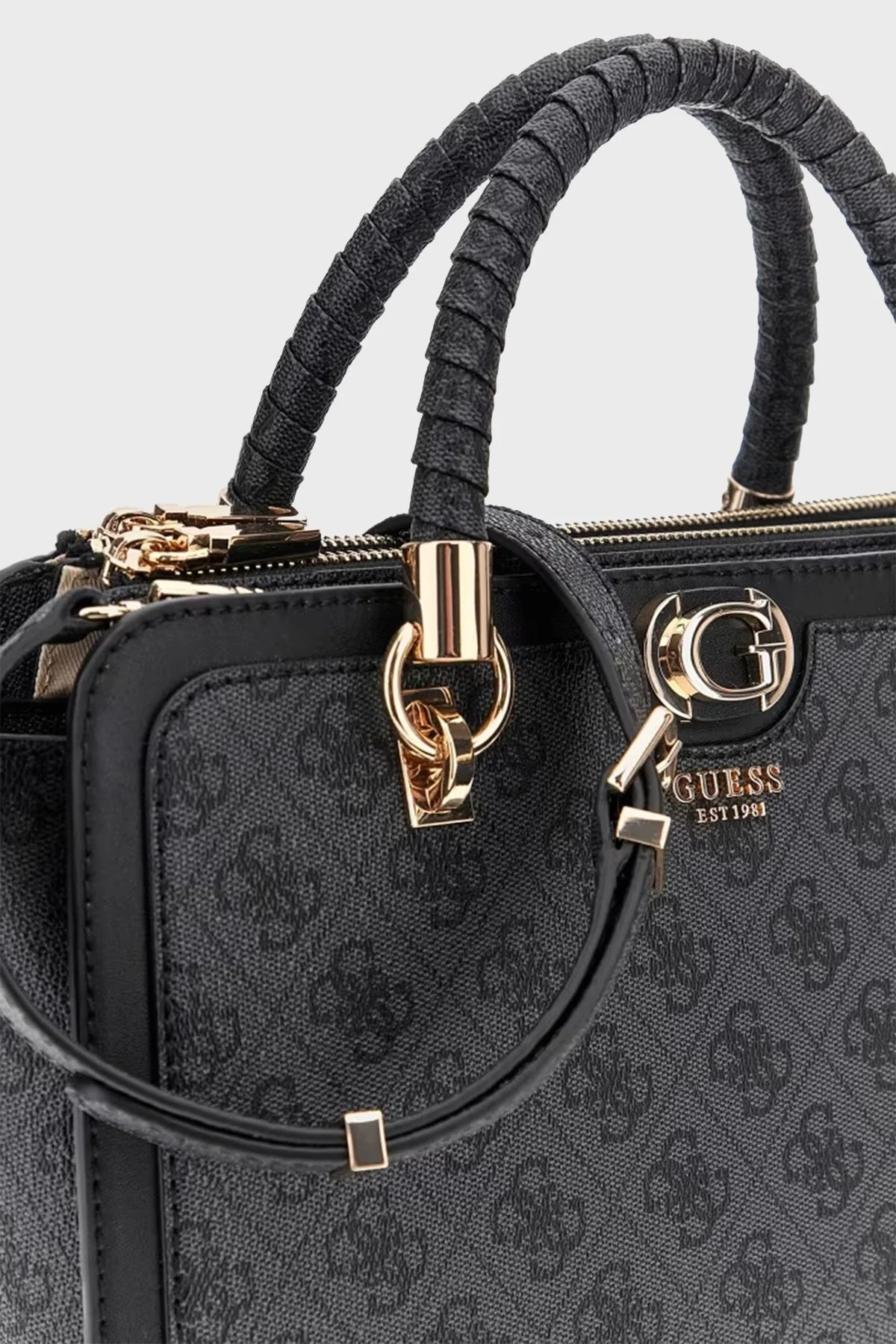 Guess Orlina 4G Logolu Çıkarılabilir Askılı HWSG9540060 Bayan Çanta HWSG95 40060 CLO ANTRASİT - 7