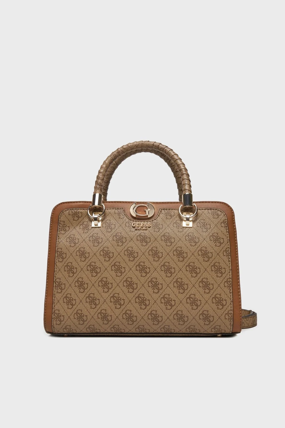 Guess Orlina 4G Logolu Çıkarılabilir Askılı HWSG9540060 Bayan Çanta HWSG95 40060 LGW KAHVE - 6