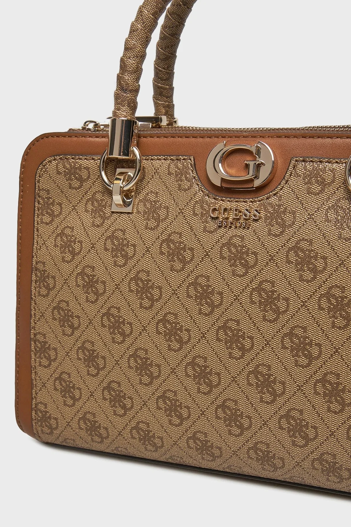 Guess Orlina 4G Logolu Çıkarılabilir Askılı HWSG9540060 Bayan Çanta HWSG95 40060 LGW KAHVE - 9