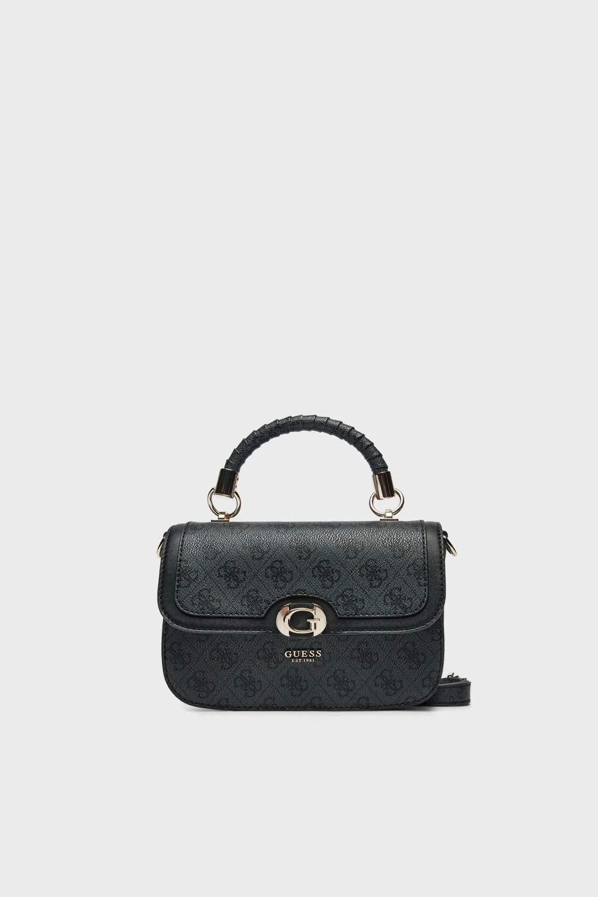 Guess Orlina 4G Logolu Çıkarılabilir Askılı Mini HWSG9540200 Bayan Çanta HWSG95 40200 CLO ANTRASİT - 6