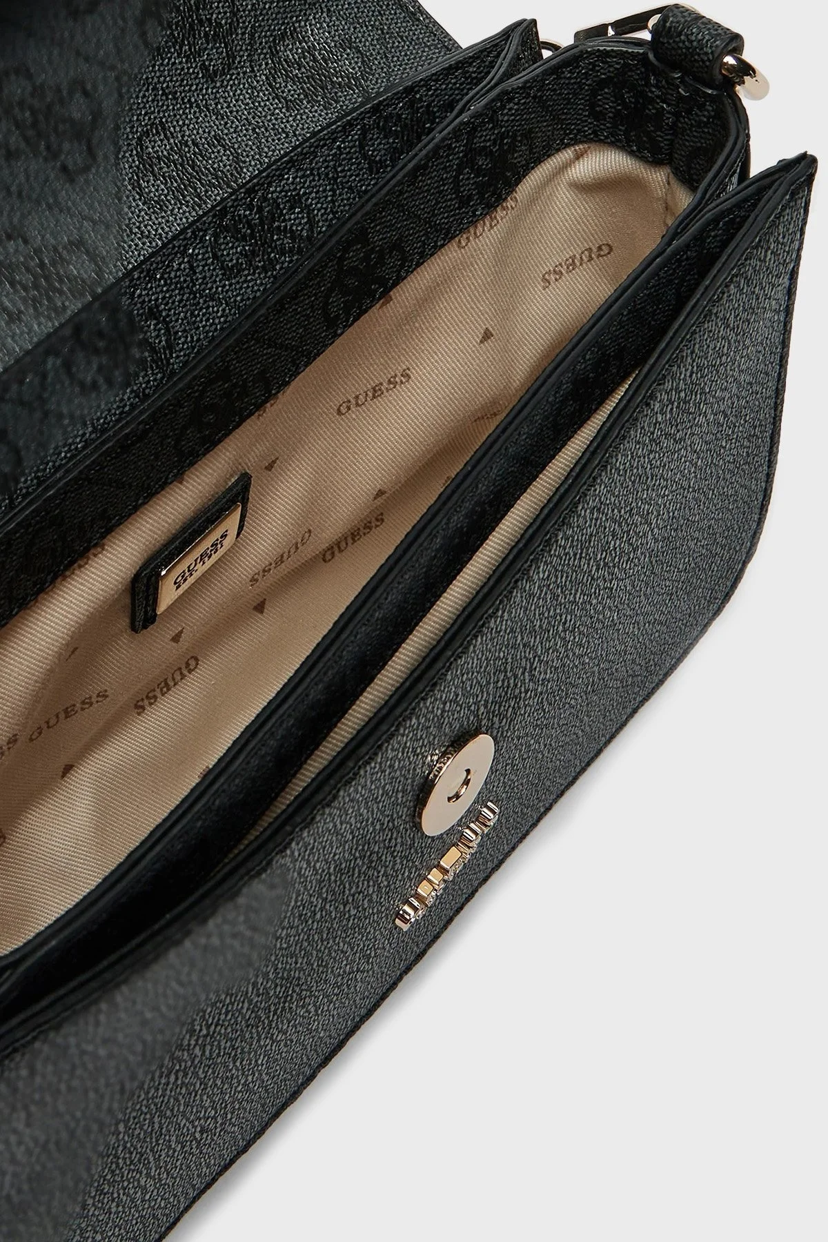 Guess Orlina 4G Logolu Çıkarılabilir Askılı Mini HWSG9540200 Bayan Çanta HWSG95 40200 CLO ANTRASİT - 10