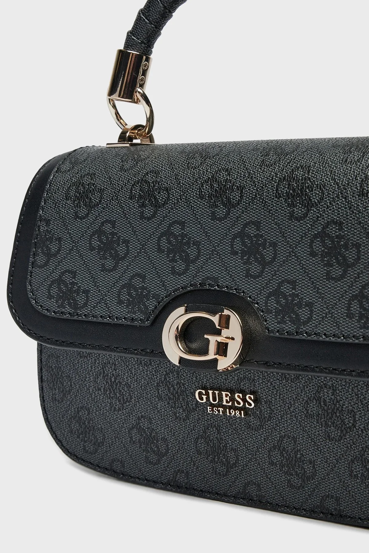 Guess Orlina 4G Logolu Çıkarılabilir Askılı Mini HWSG9540200 Bayan Çanta HWSG95 40200 CLO ANTRASİT - 14