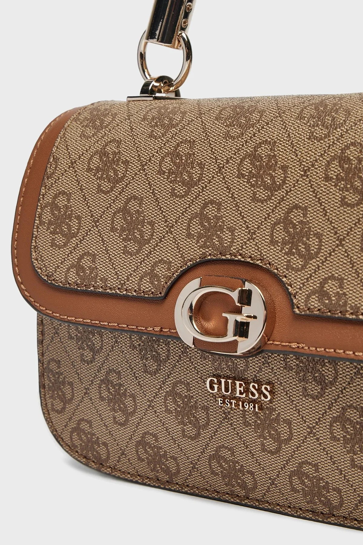 Guess Orlina 4G Logolu Çıkarılabilir Askılı Mini HWSG9540200 Bayan Çanta HWSG95 40200 LGW KAHVE - 9