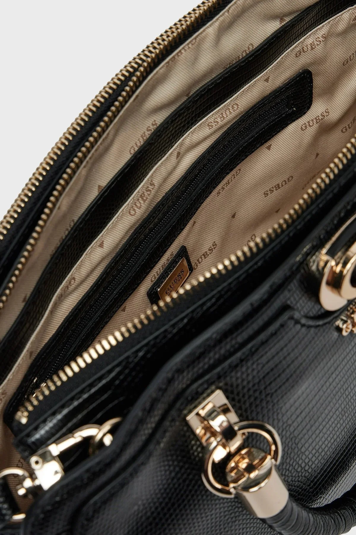 Guess Orlina Logolu Çıkarılabilir Askılı HWKG9531060 Bayan Çanta HWKG95 31060 BLA SİYAH - 9