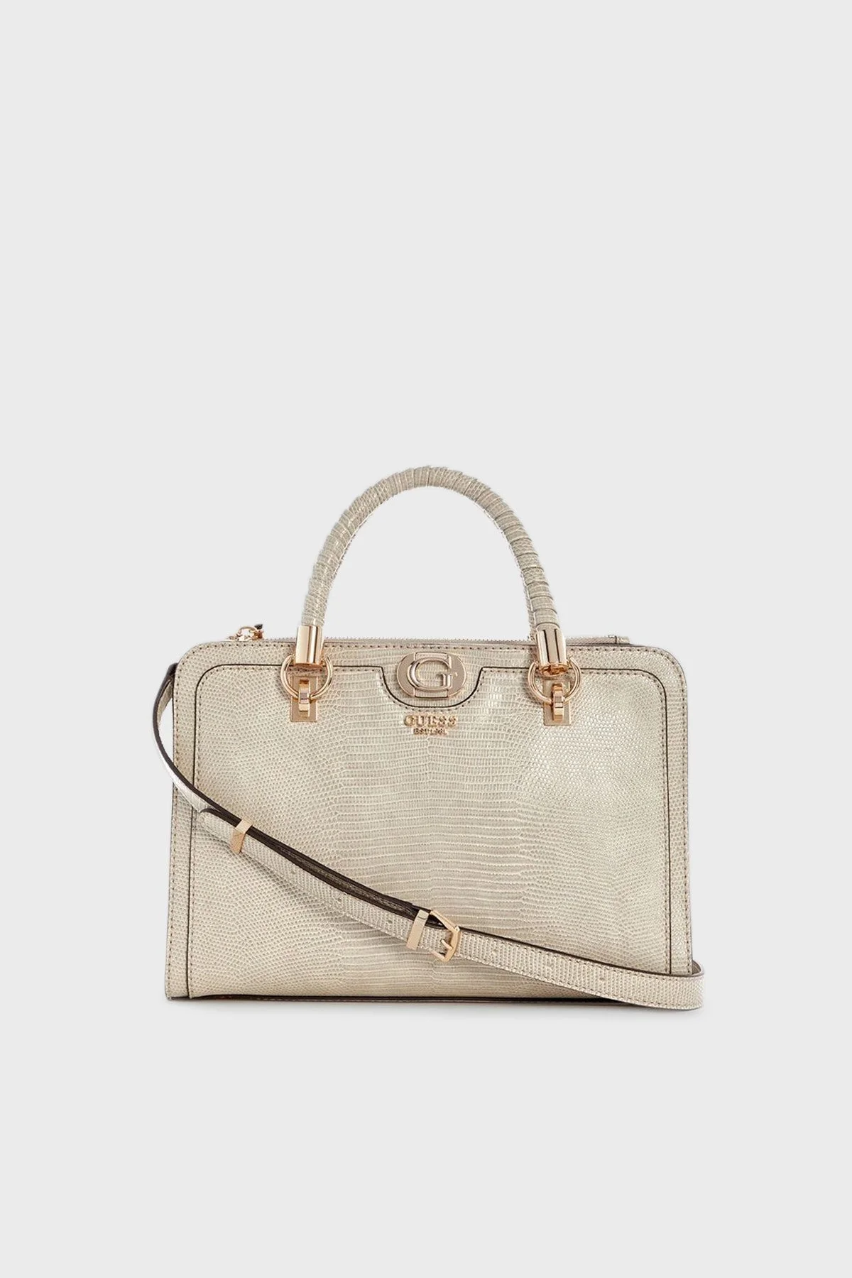 Guess Orlina Logolu Çıkarılabilir Askılı HWKG9531060 Bayan Çanta HWKG95 31060 TAU VİZON - 5