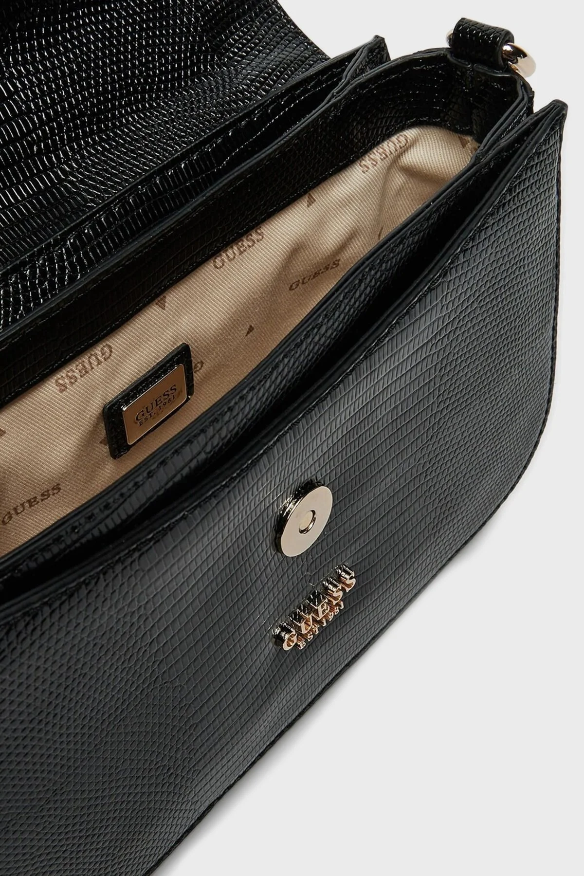 Guess Orlina Logolu Çıkarılabilir Askılı HWKG9531200 Bayan Çanta HWKG95 31200 BLA SİYAH - 9