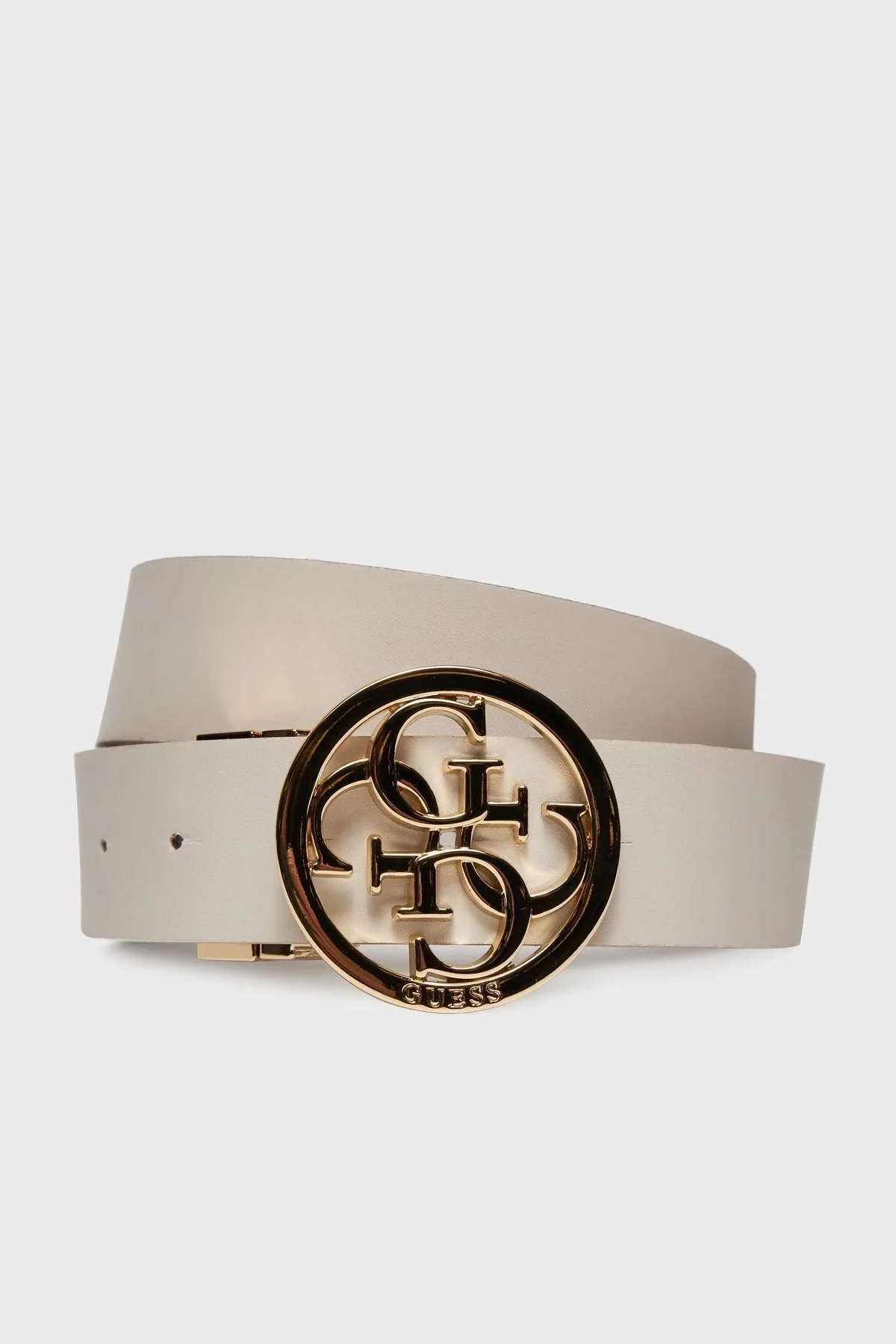 Guess Orlina Logolu Deri BW9166P4235 Bayan Kemer BW9166 P4235 DVL BEJ - 2