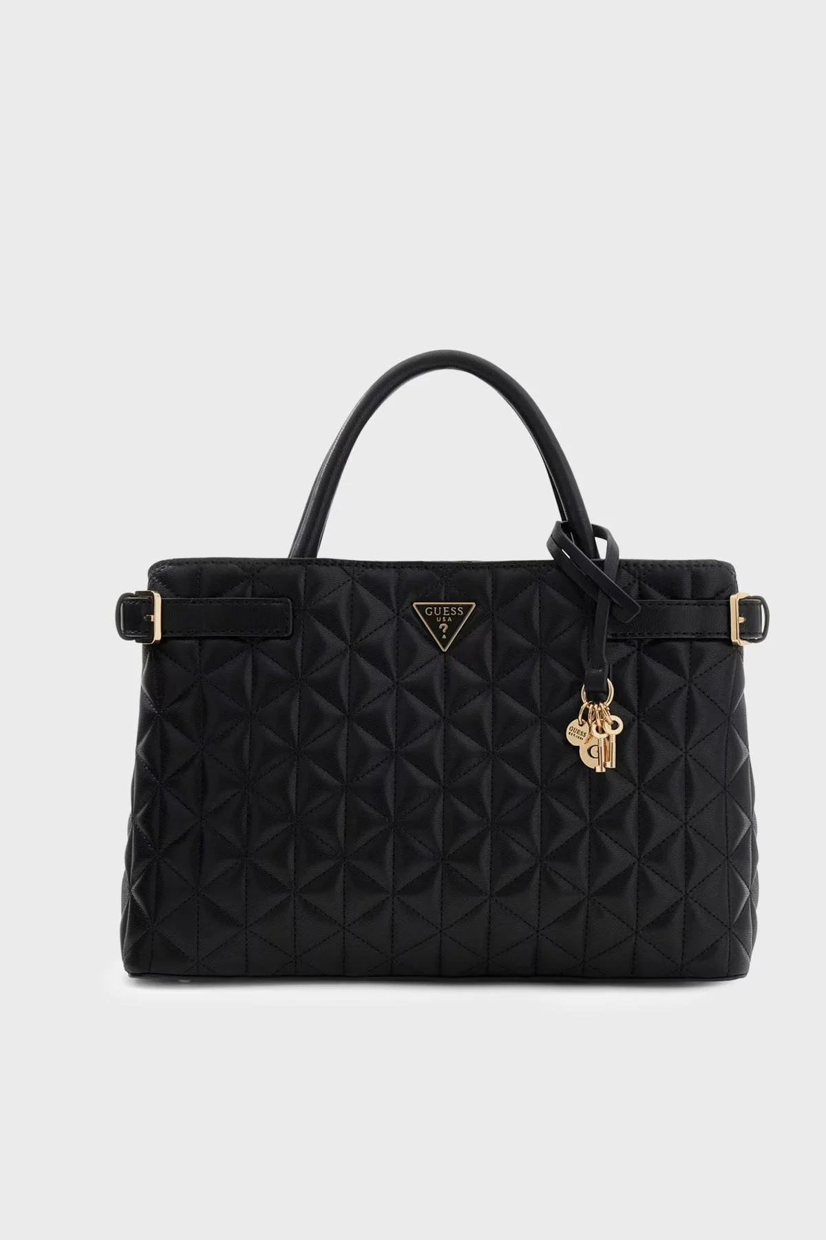 Guess Paisleigh Logolu Sabit Askılı HWQG9883060 Kadın Çanta HWQG98 83060 BLA SİYAH - 5