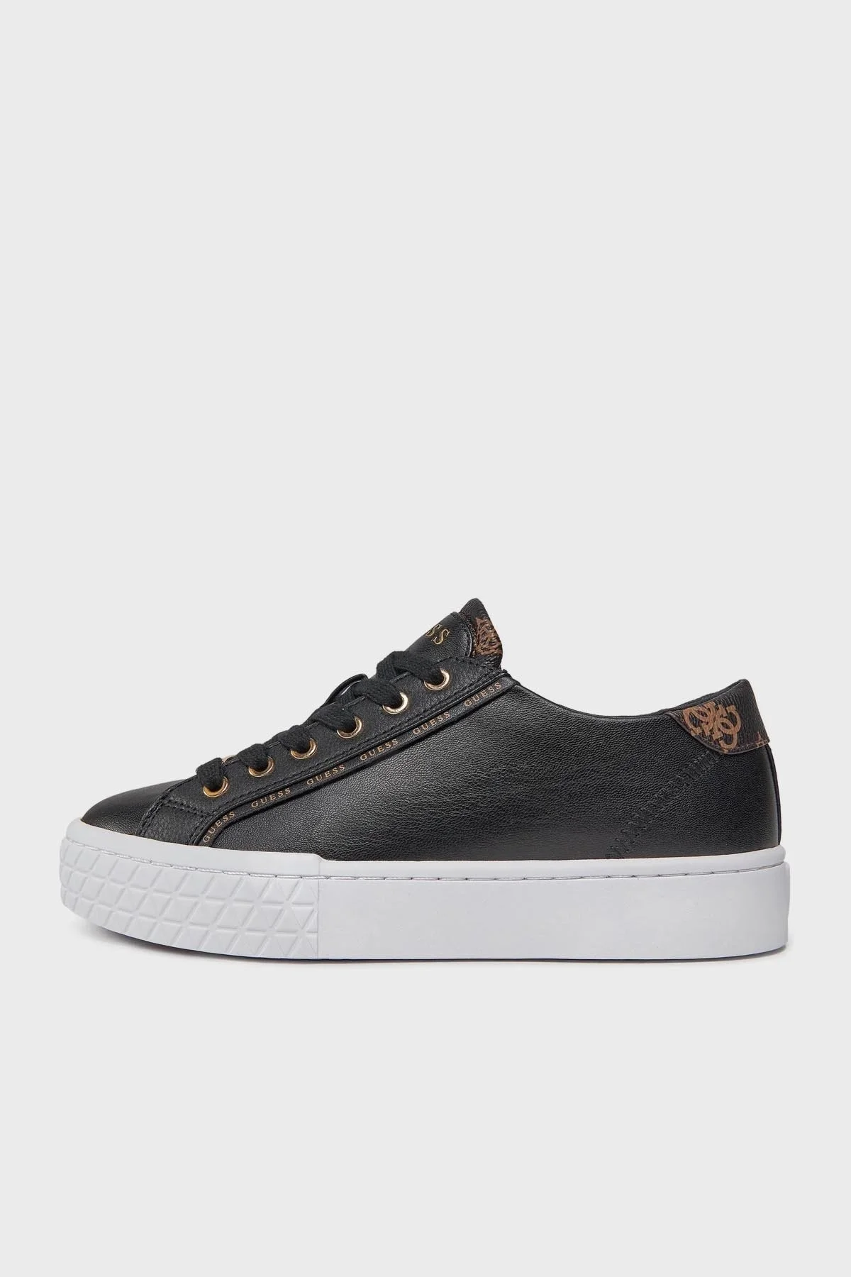 Guess Pardie6 Logolu Sneaker FLJPR6ELE12 Bayan Ayakkabı FLJPR6 ELE12 BLACK SİYAH - 8