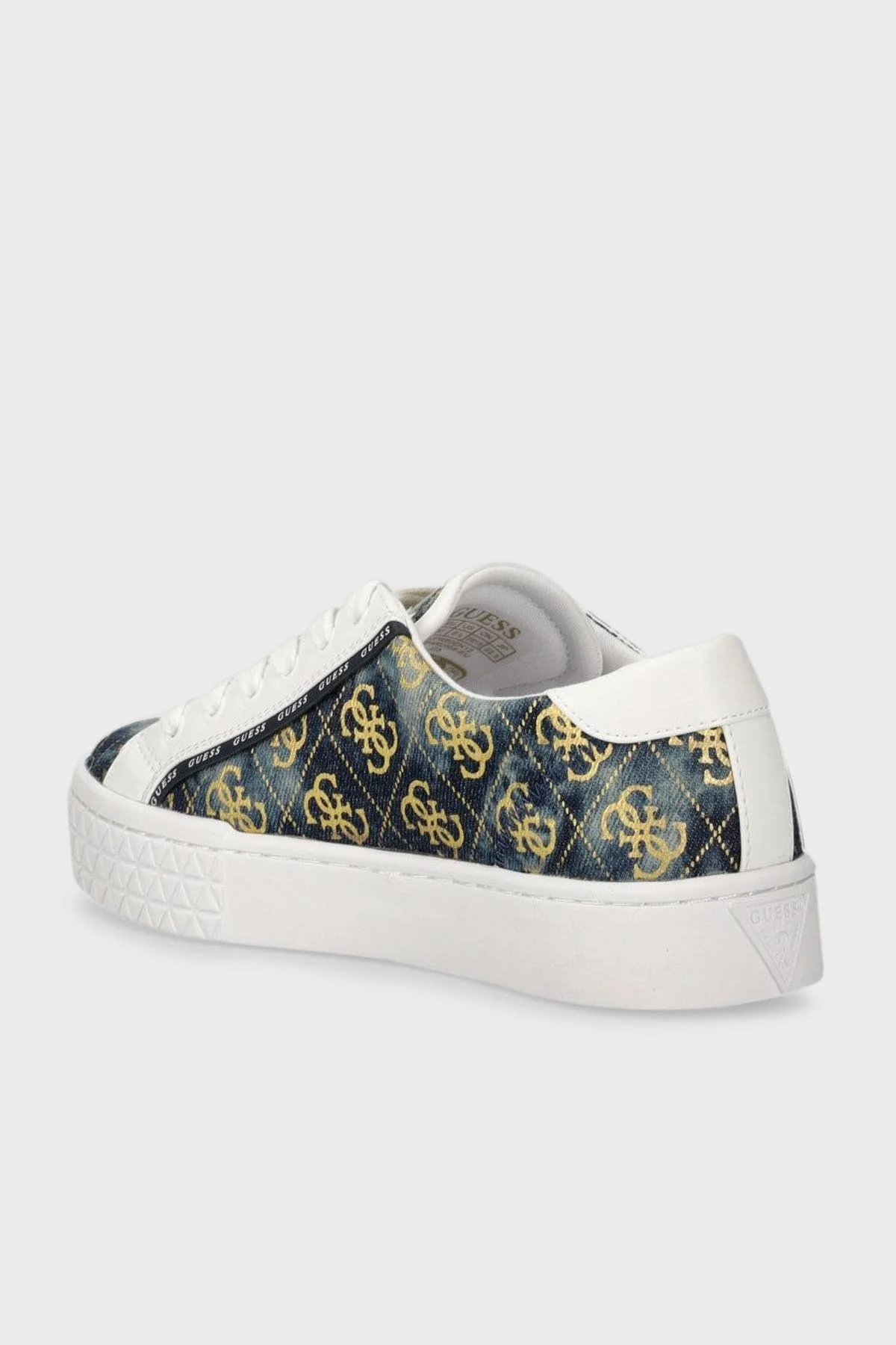 Guess Pardie8 Logolu Sneaker FLJPR8DEN12 Bayan Ayakkabı FLJPR8 DEN12 BLUE MAVİ - 2