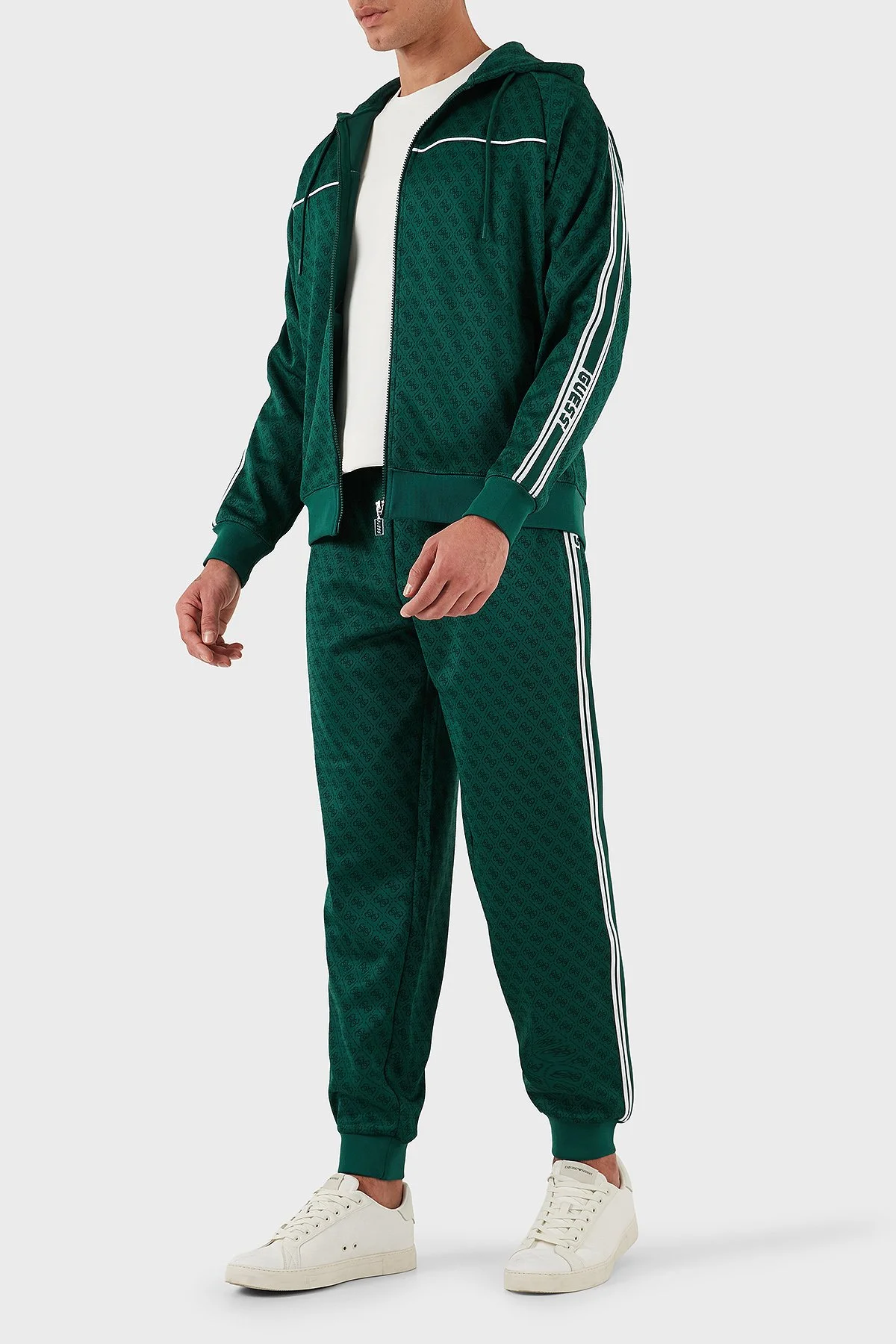 Guess Parimo 4G Logolu Regular Fit Normal Bel Lastikli Paça Z5BB19K2042 Erkek Pantolon Z5BB19 K2042 F8PO HAKİ - 2