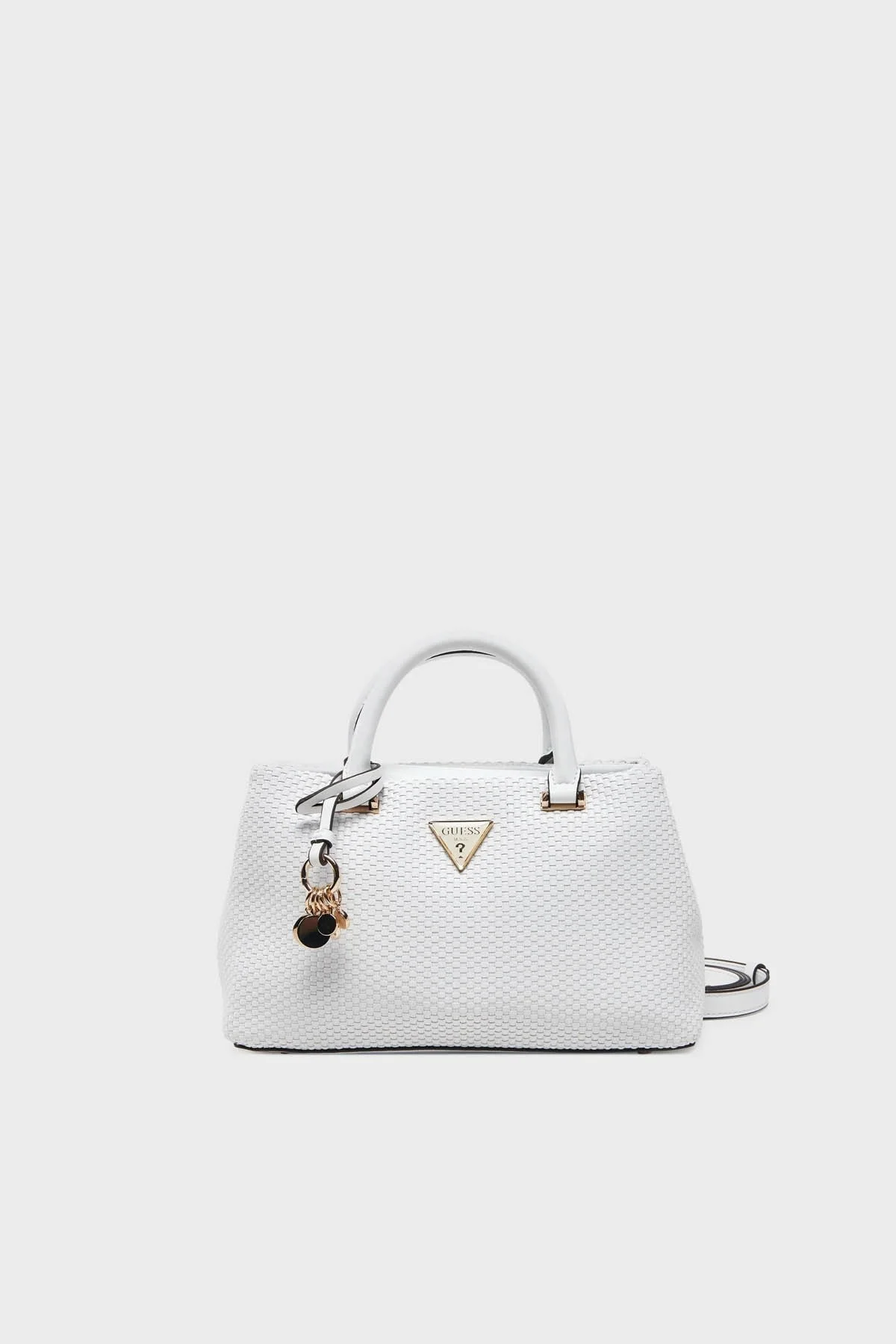Guess Phaedra Logolu Çıkarılabilir Askılı HWWG9638050 Bayan Çanta HWWG96 38050 WHI BEYAZ - 5