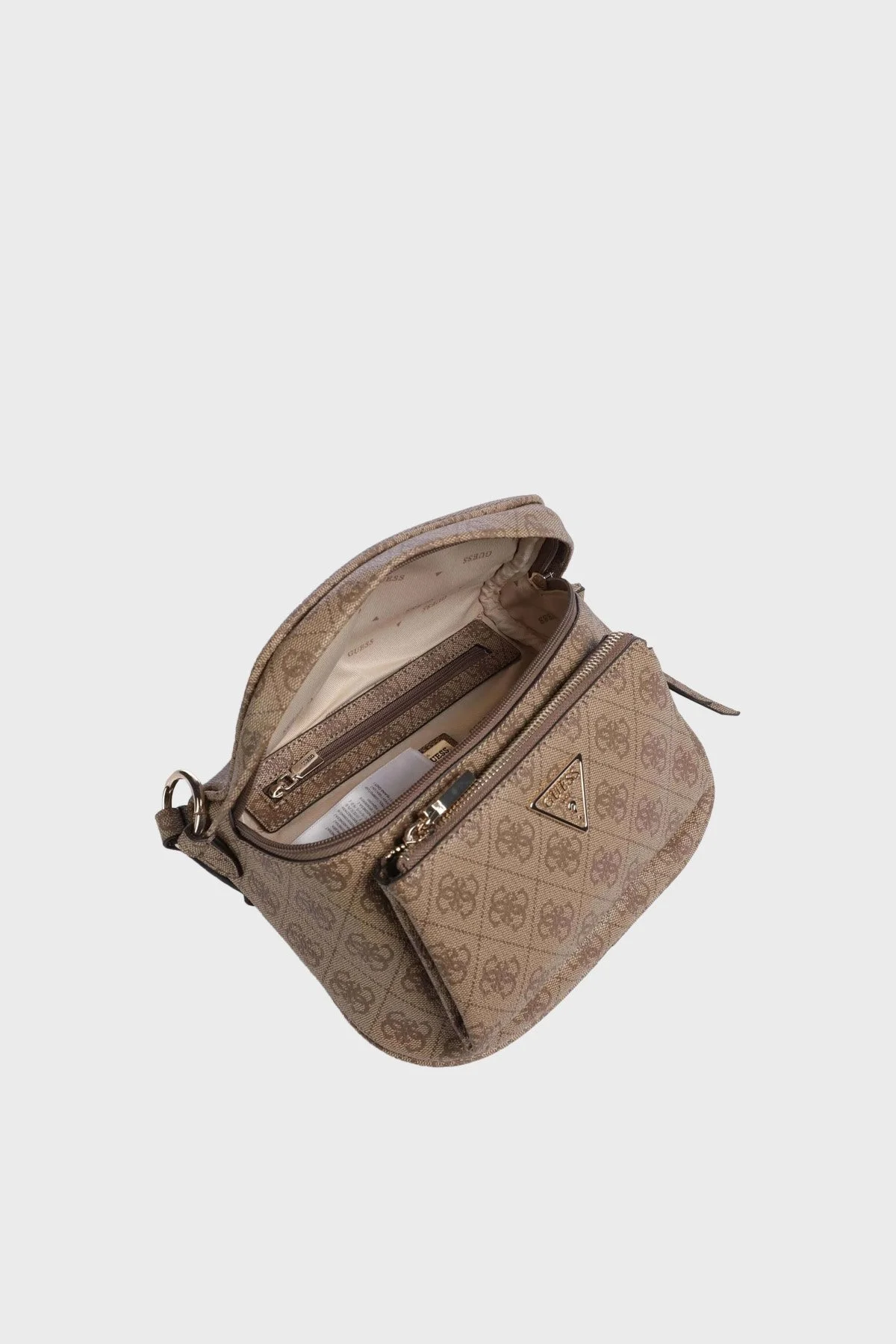 Guess Power Logolu Ayarlanabilir Askılı HWSL9006800 Bayan Çanta HWSL90 06800 LTL KAHVE - 4