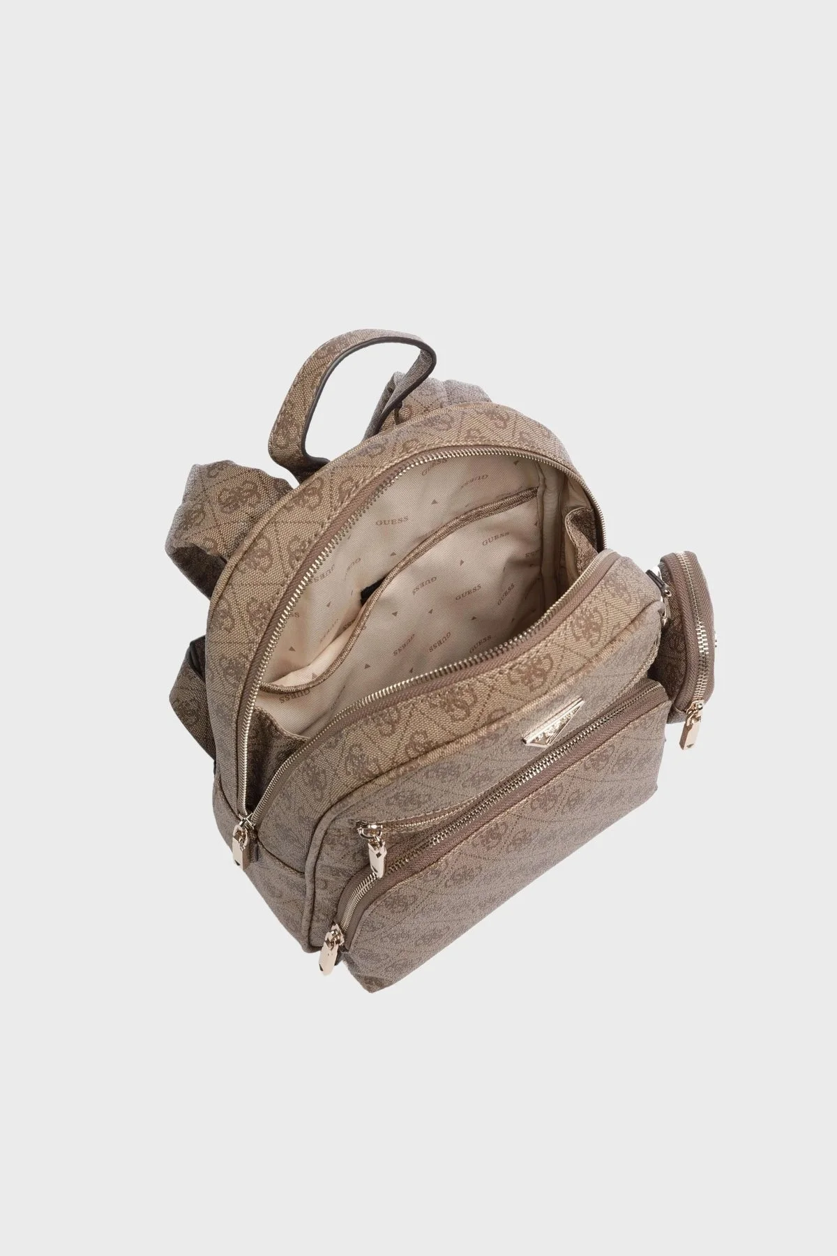 Guess Power Mini Cüzdanlı HWSL9006320 Bayan Sırt Çantası HWSL9006320 LTL KAHVE - 4