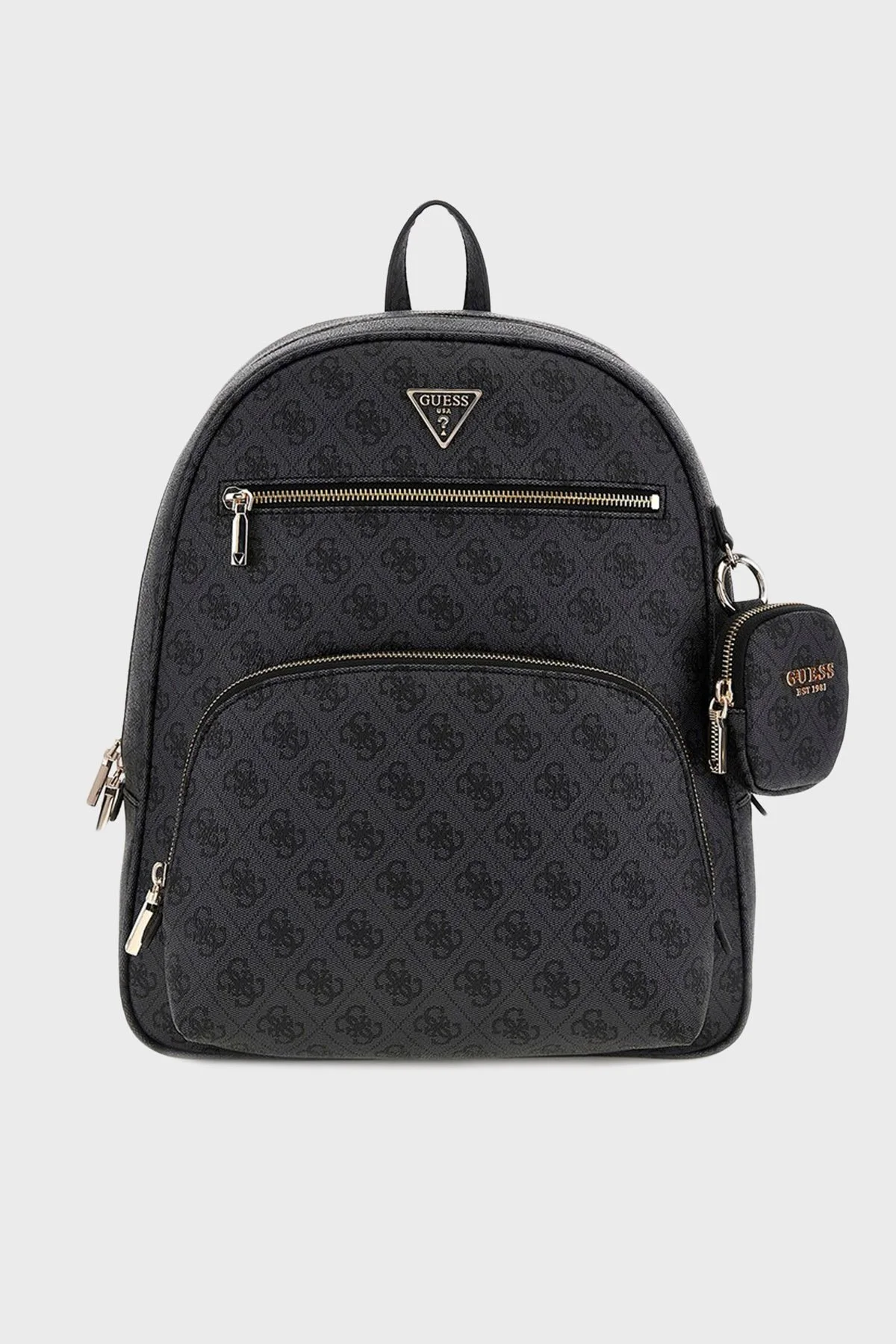 Guess Power Play 4G Logolu Ayarlanabilir Omuz Askılı HWSL7124350 Bayan Sırt Çantası HWSL71 24350 CLO ANTRASİT - 1