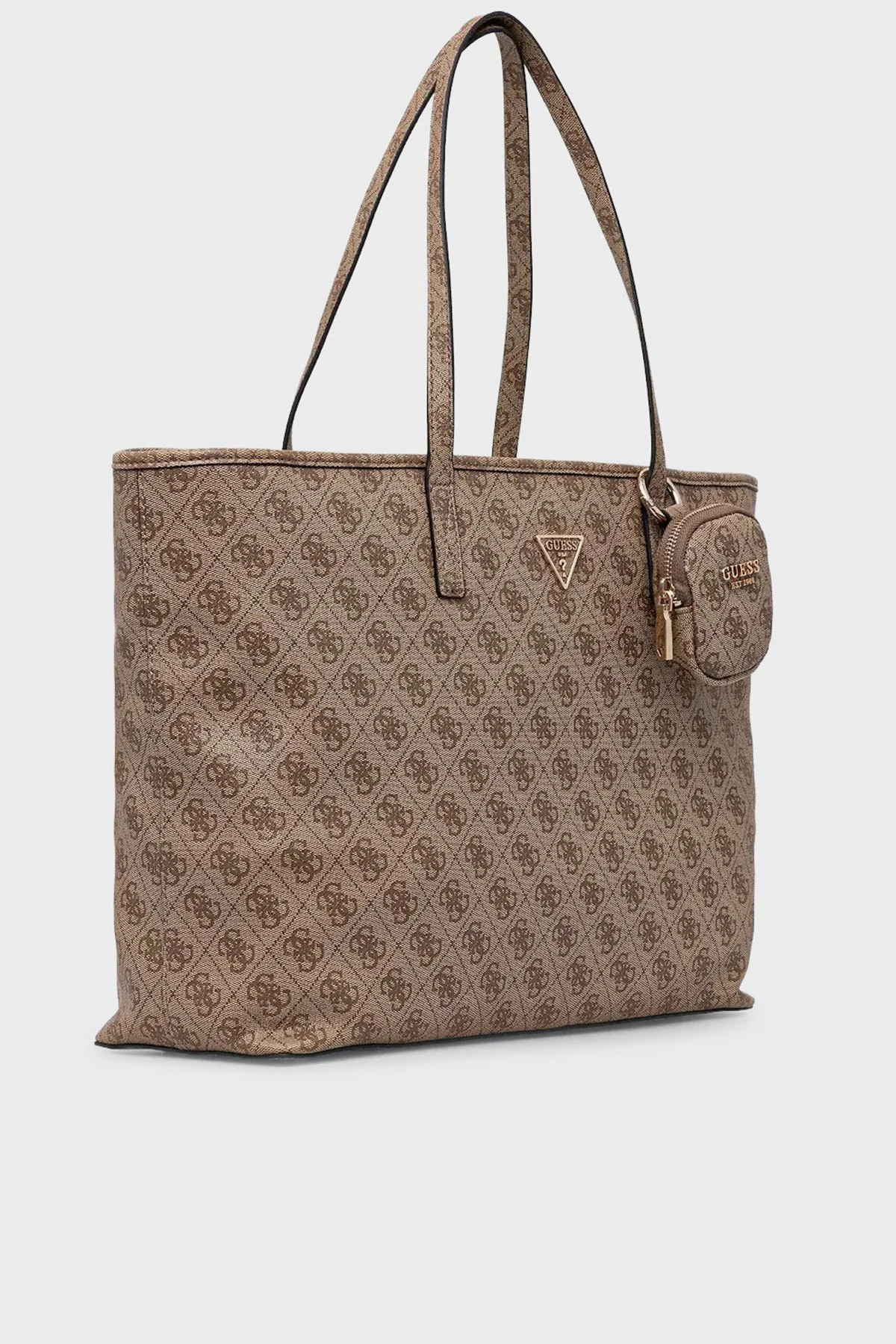 Guess Power Play 4G Logolu Omuz Askılı HWSL7124240 Bayan Çanta HWSL71 24240 LTL KAHVE - 2