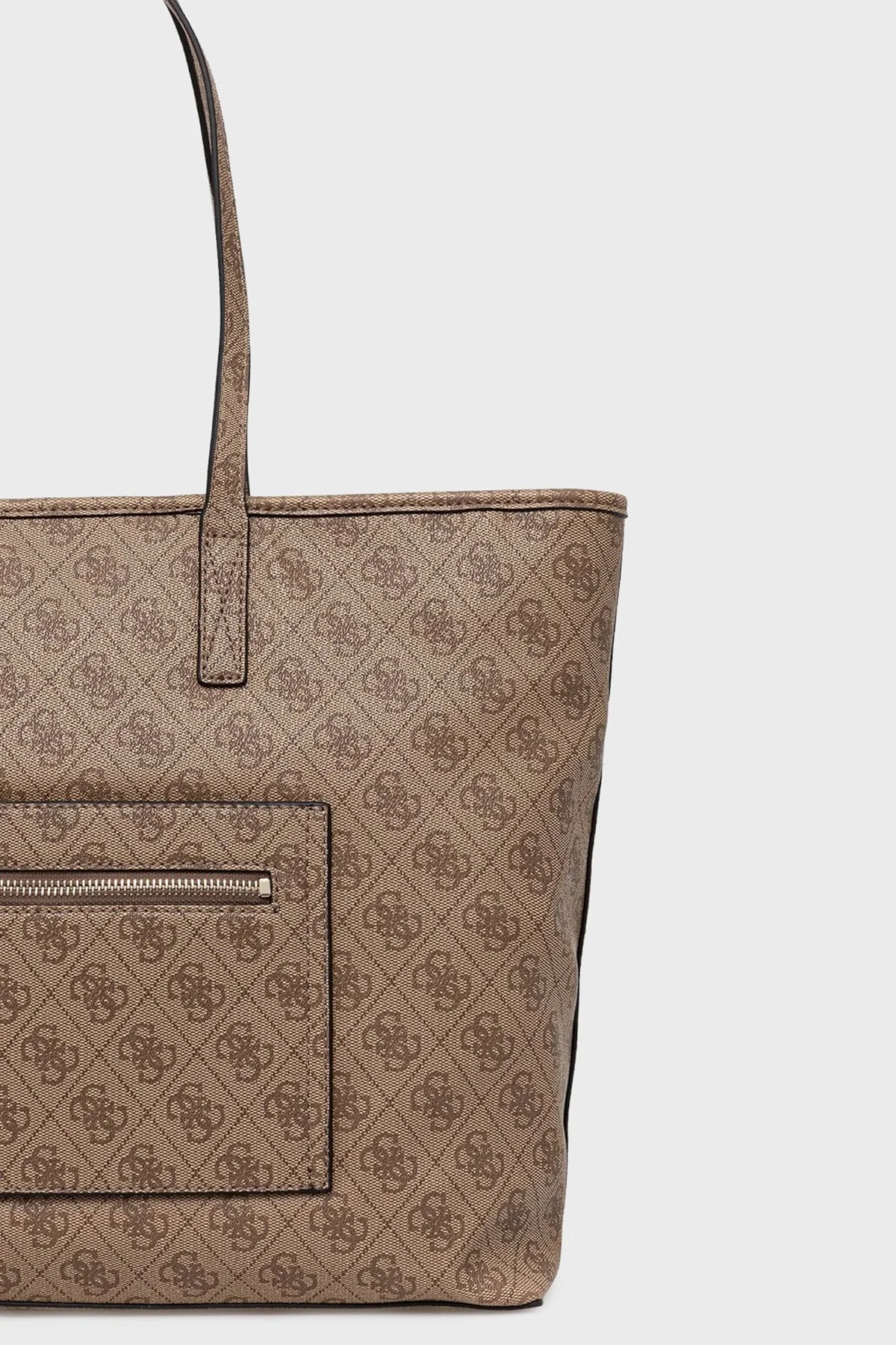 Guess Power Play 4G Logolu Omuz Askılı HWSL7124240 Bayan Çanta HWSL71 24240 LTL KAHVE - 3