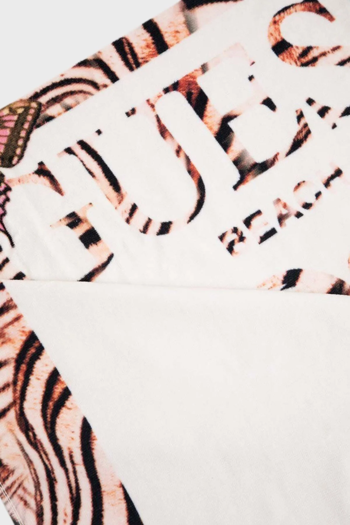 Guess Printed Pamuklu 180*100 cm E4GZ05KBN40 Bayan Plaj Havlusu E4GZ05 KBN40 G6K5 EKRU - 2