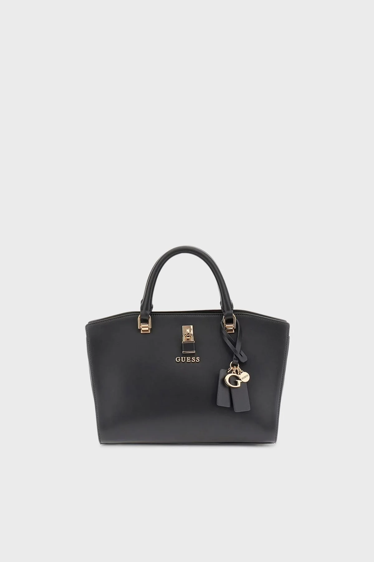 Guess Queensland Logolu Çıkarılabilir Askılı HWVG9655060 Bayan Çanta HWVG96 55060 BLA SİYAH - 1