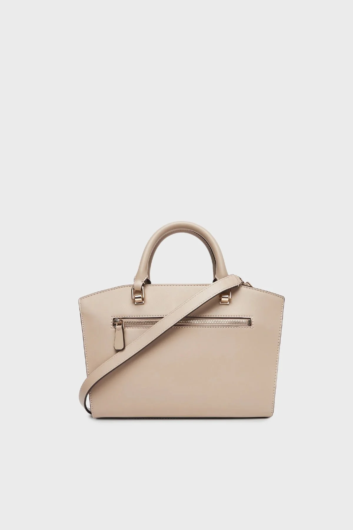 Guess Queensland Logolu Çıkarılabilir Askılı HWVG9655060 Bayan Çanta HWVG96 55060 SIT BEJ - 2