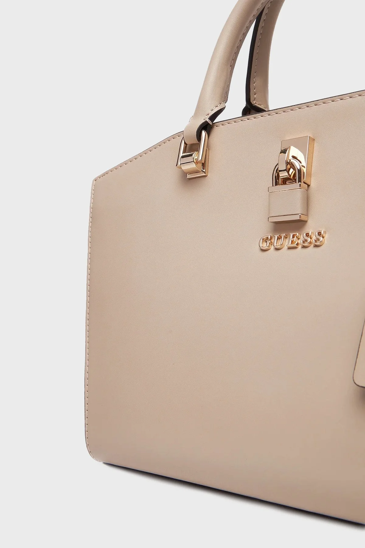 Guess Queensland Logolu Çıkarılabilir Askılı HWVG9655060 Bayan Çanta HWVG96 55060 SIT BEJ - 5