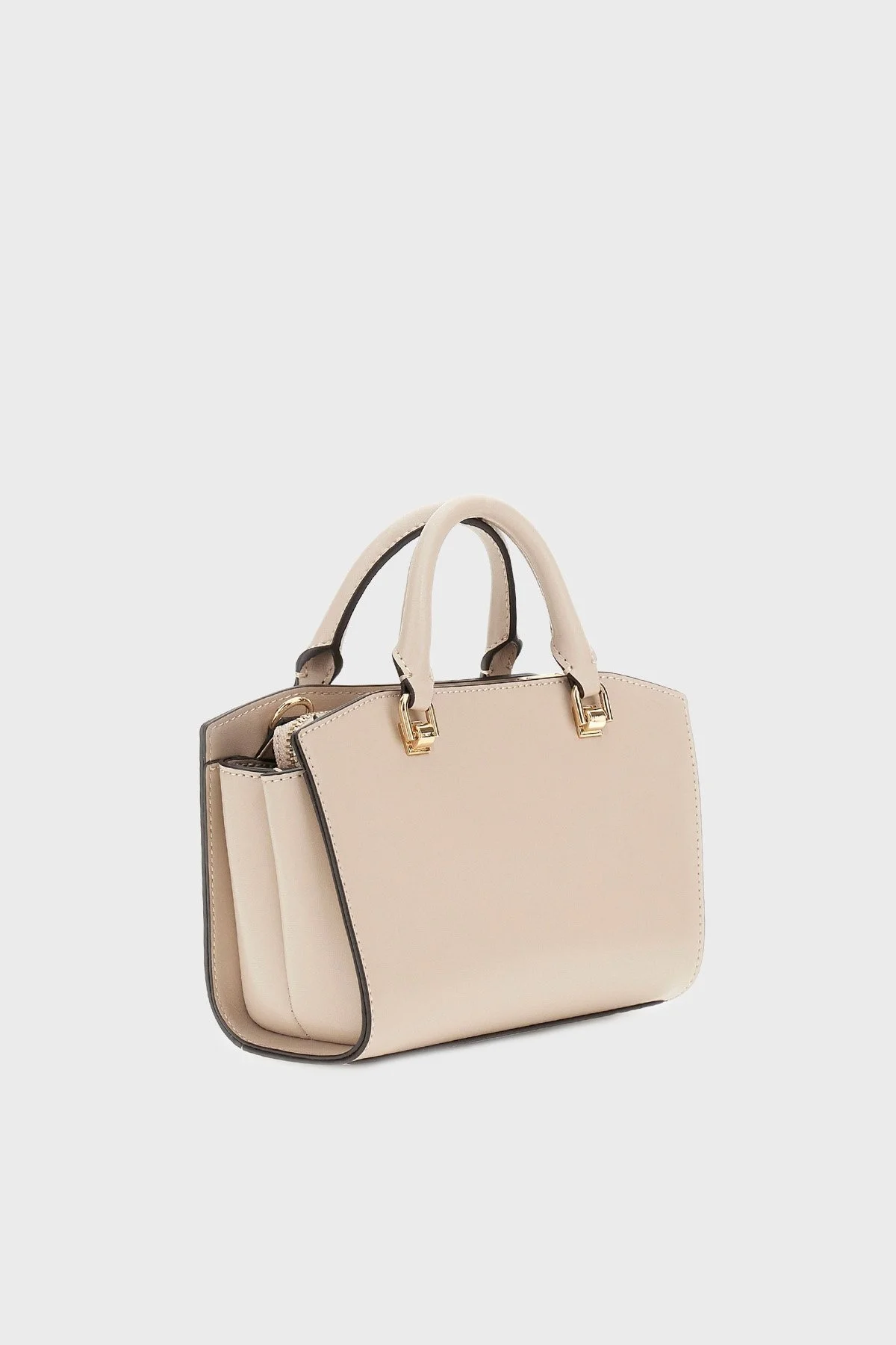 Guess Queensland Logolu Çıkarılabilir Askılı HWVG9655760 Bayan Çanta HWVG96 55760 SIT BEJ - 2