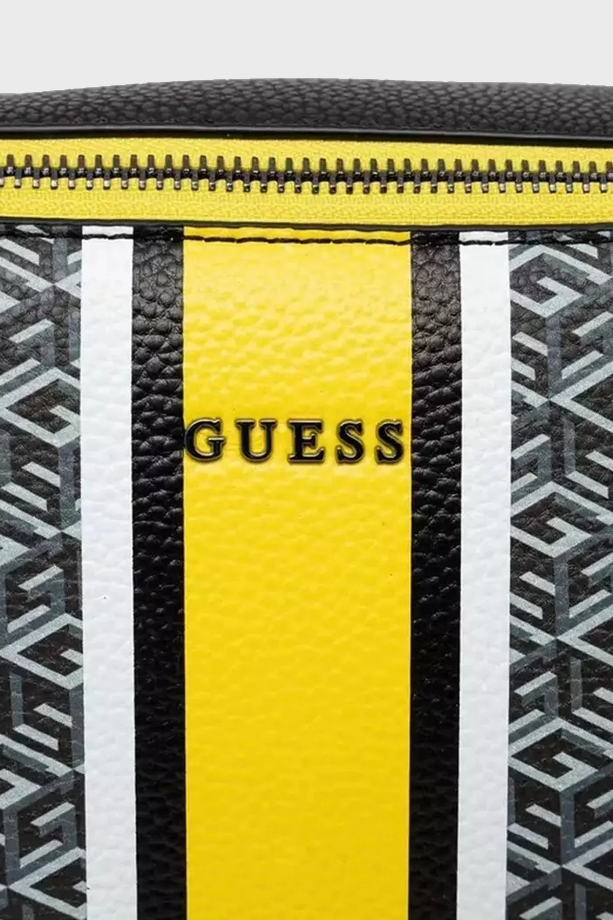 Guess Rainee Logo Desenli Ayarlanabilir Omuz Askılı Bayan Çanta HWSM9003140 BLY SARI-SİYAH - 3