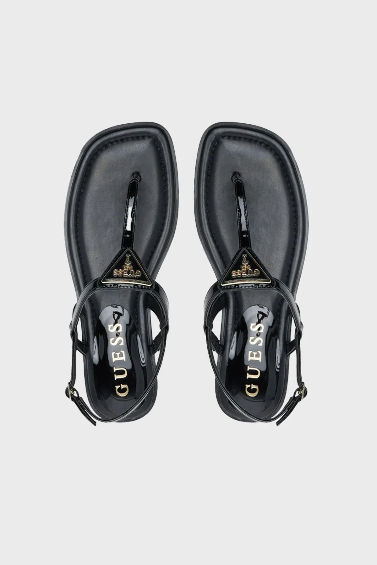 Guess Rainey4 Logolu Parmak Arası FLJRA4PAF21 Bayan Sandalet FLJRA4 PAF21 BLACK SİYAH - 9