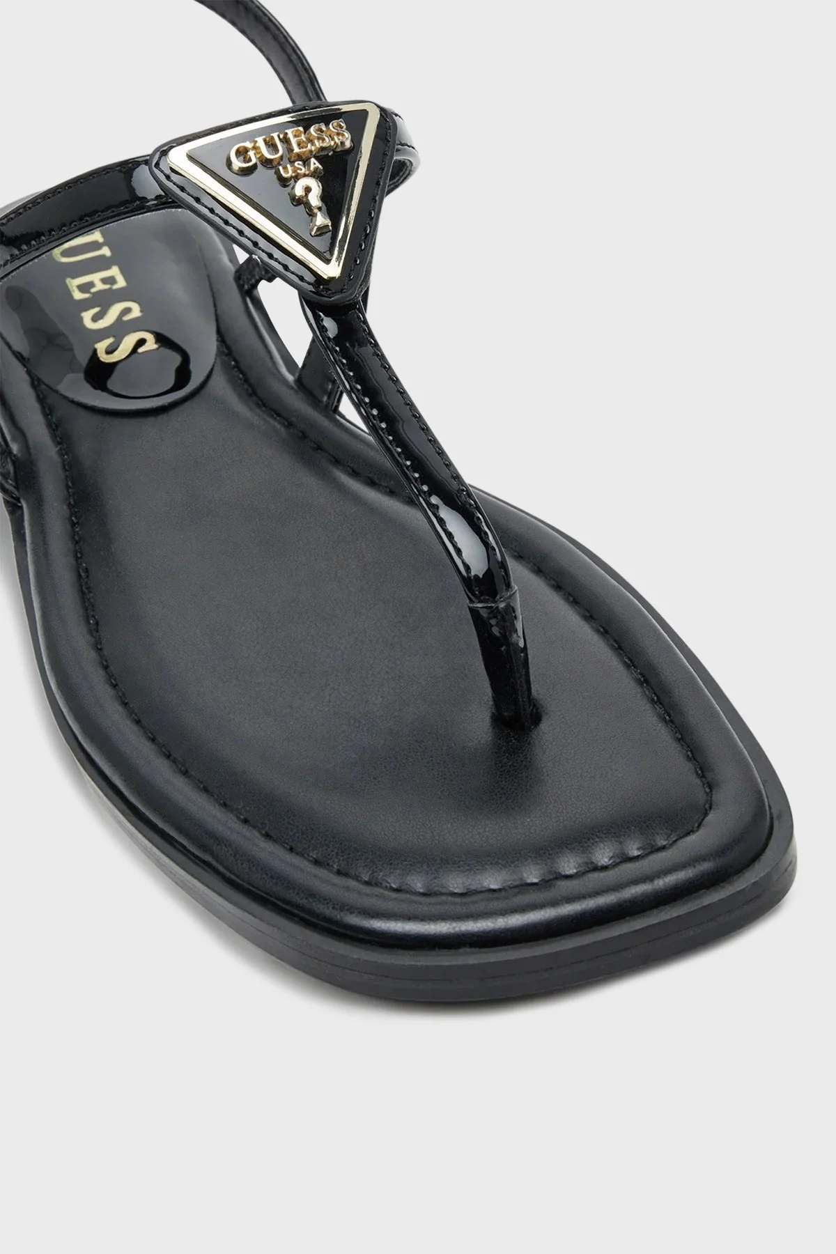 Guess Rainey4 Logolu Parmak Arası FLJRA4PAF21 Bayan Sandalet FLJRA4 PAF21 BLACK SİYAH - 11