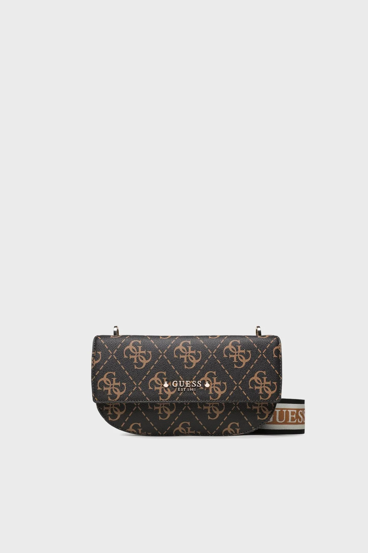 Guess Rea Logolu Mini Cüzdan Detaylı Bayan Çanta HWSG8963160 BNL KAHVE - 1