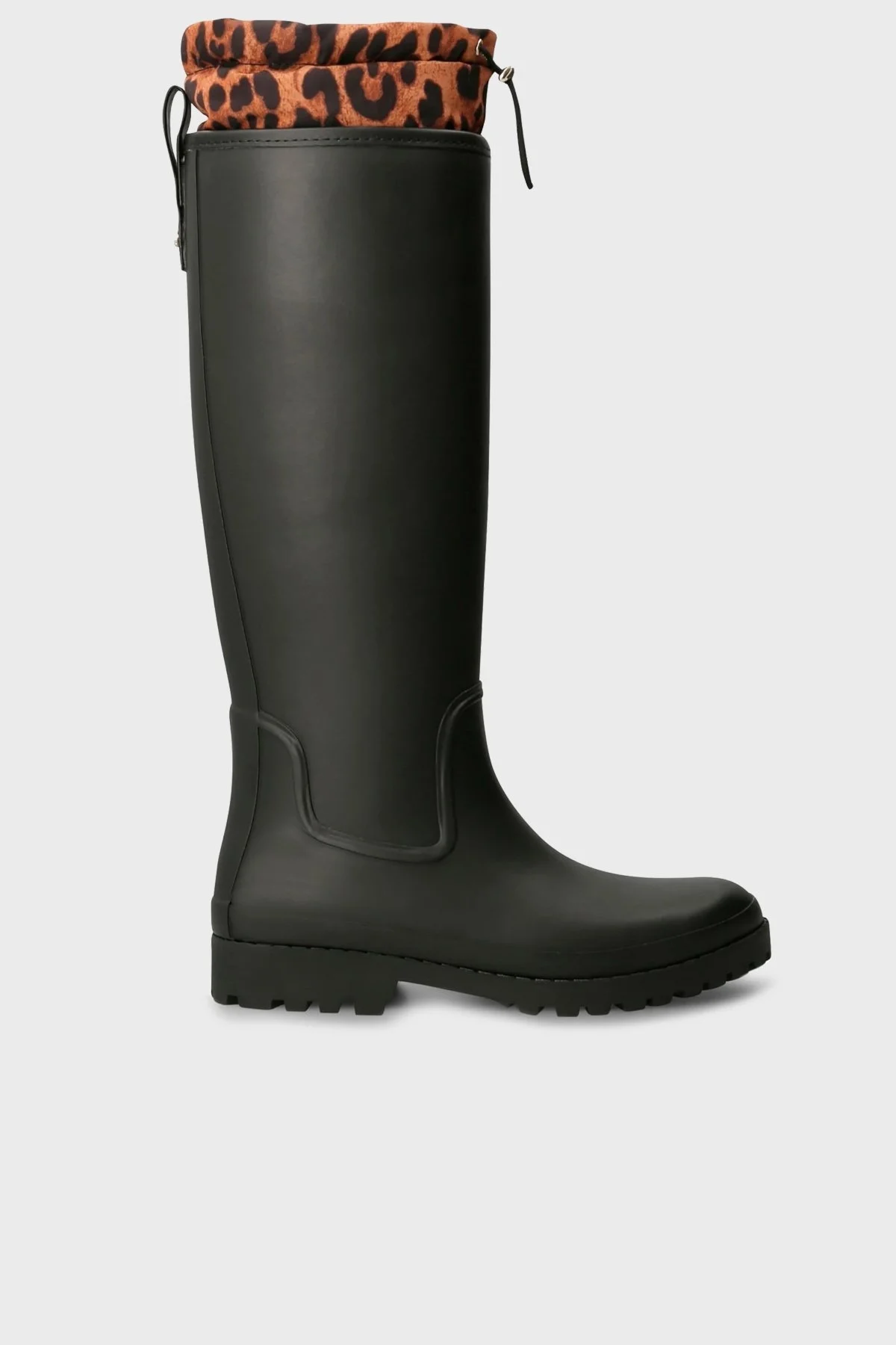 Guess Reisa Büzgülü Leopar Desenli Bayan Çizme FL7REI RUB11 BLACK SİYAH - 1