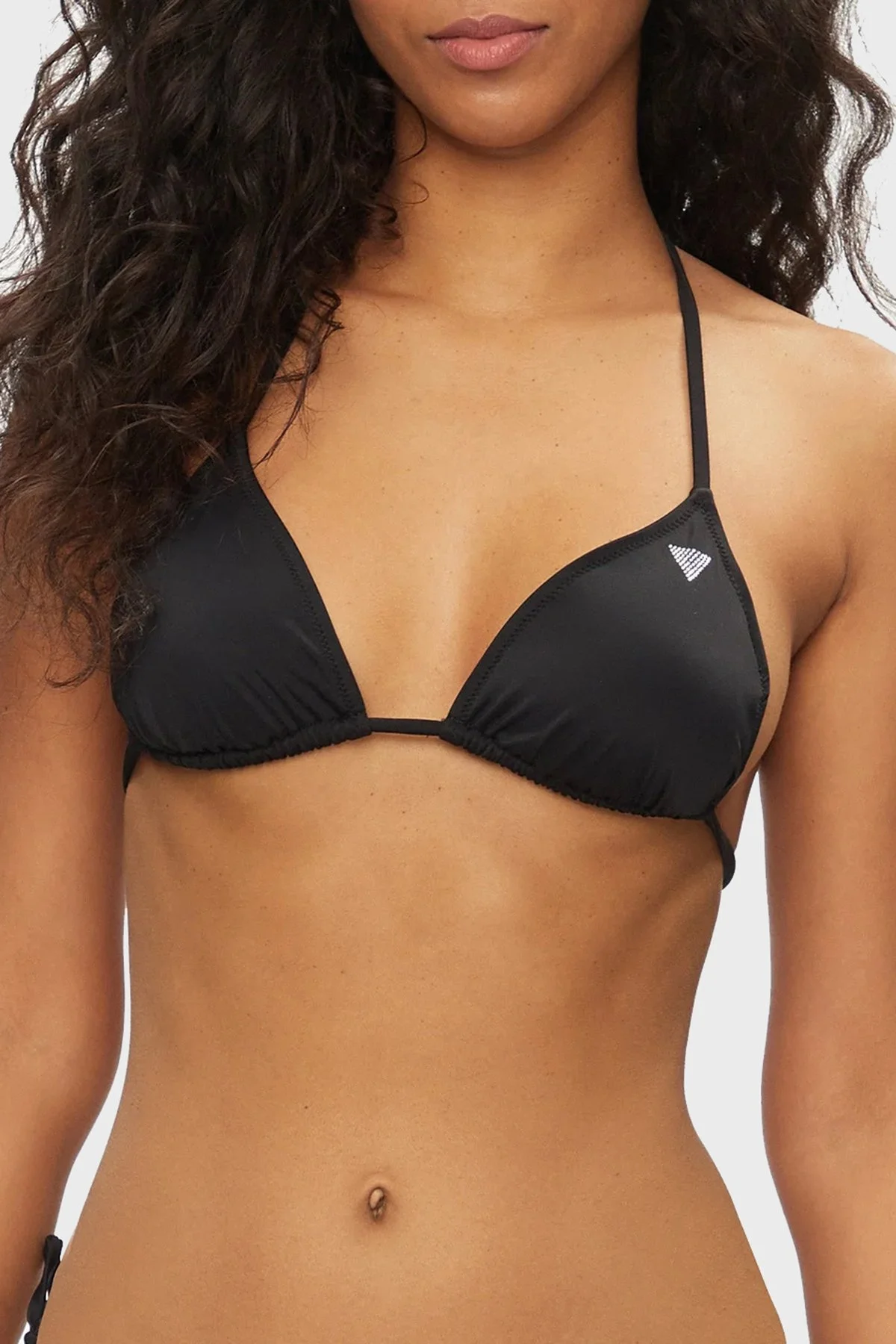 Guess Removable Üçgen Bağlamalı E4GJ00LY00K Bayan Bikini Üstü E4GJ00 LY00K JBLK SİYAH - 4