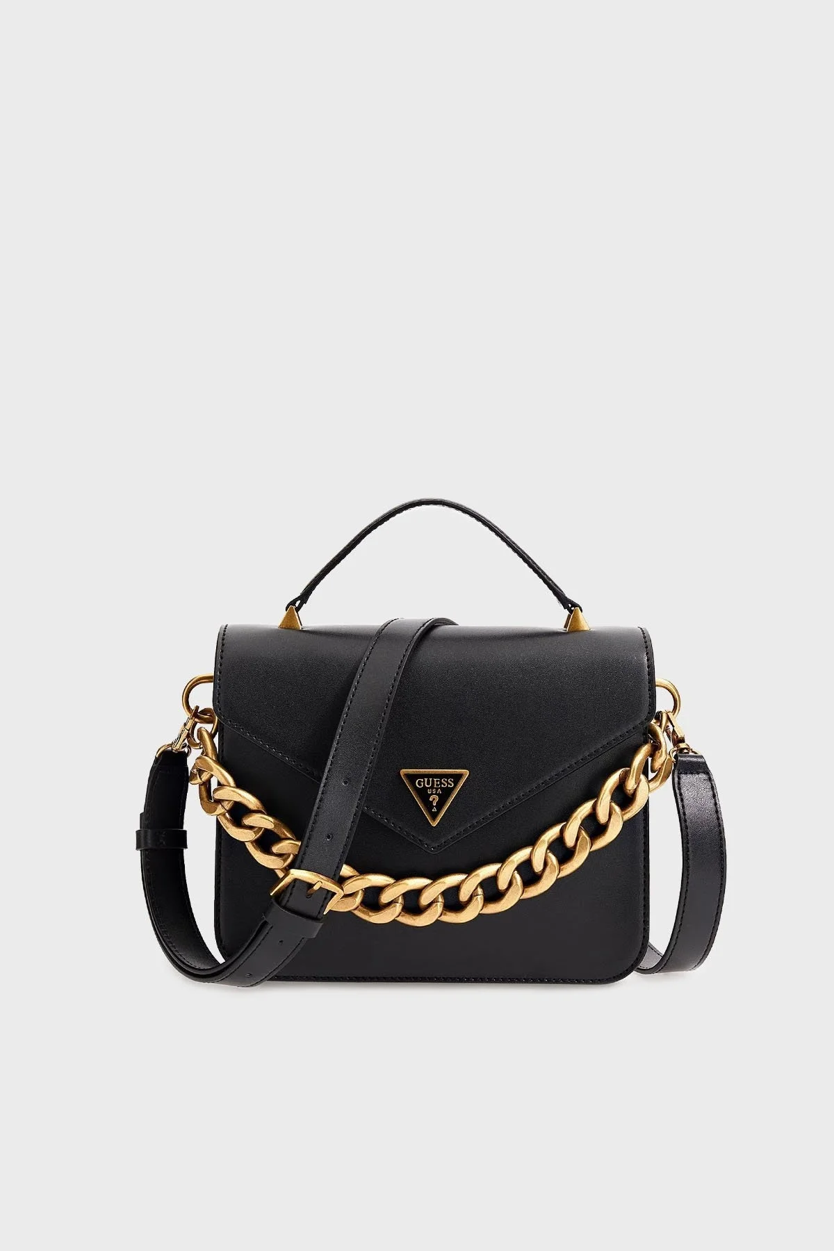 Guess Retour Zincir Detaylı Çıkarılabilir Askılı Bayan Çanta HWVB8664200 BLA SİYAH - 1