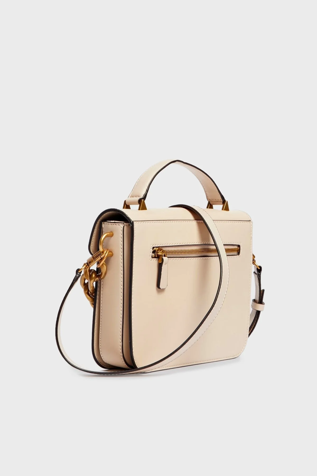 Guess Retour Zincir Detaylı Çıkarılabilir Askılı Bayan Çanta HWVB8664200 LGR BEJ - 4